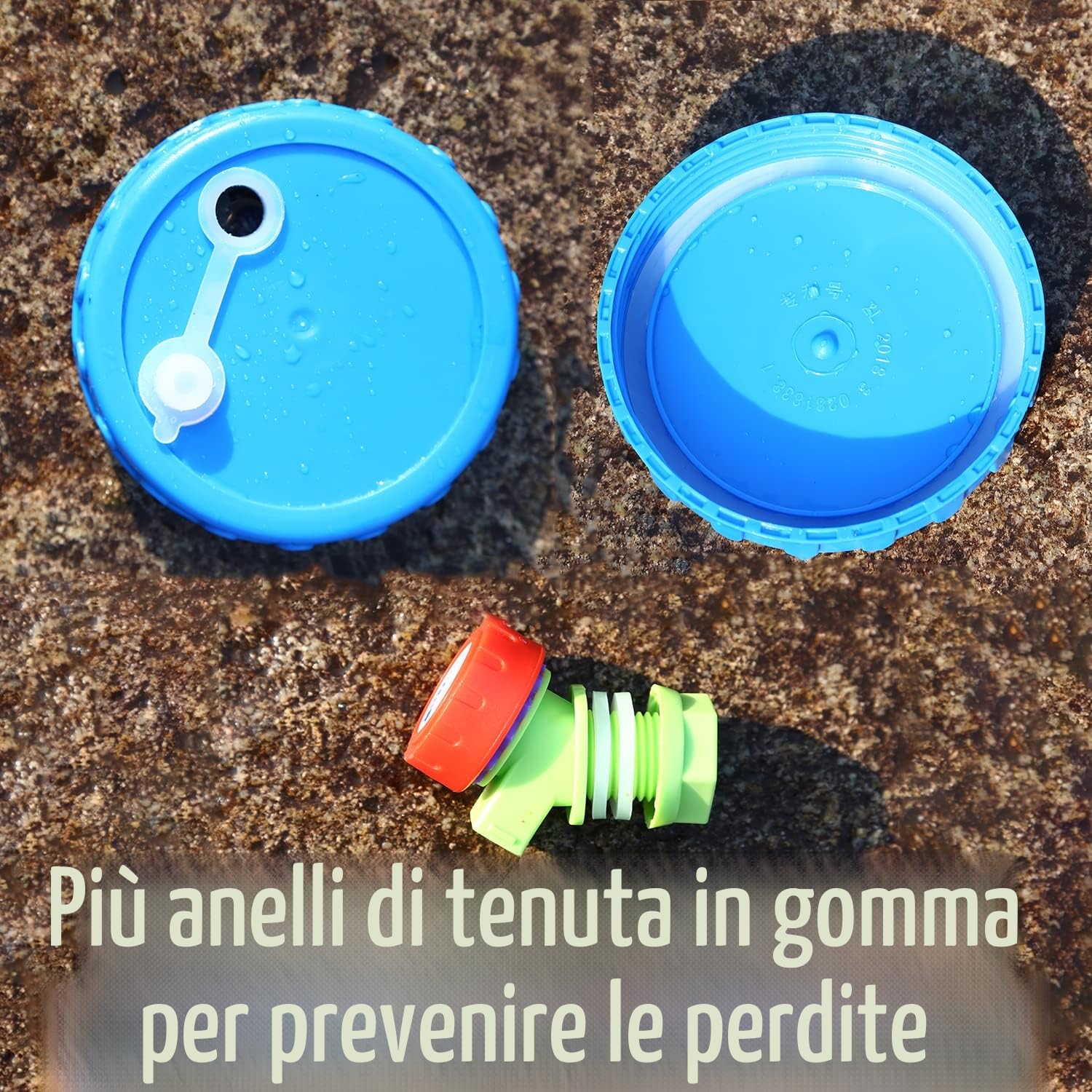 Tanica per Acqua con Rubinetti, 5~22L Tanica Acqua in Plastica, Tanica per Acqua da Campeggio, Serbatoio Acqua Campeggio per Cucina, Camper, furgoni, Camion, Campeggio, Scuola