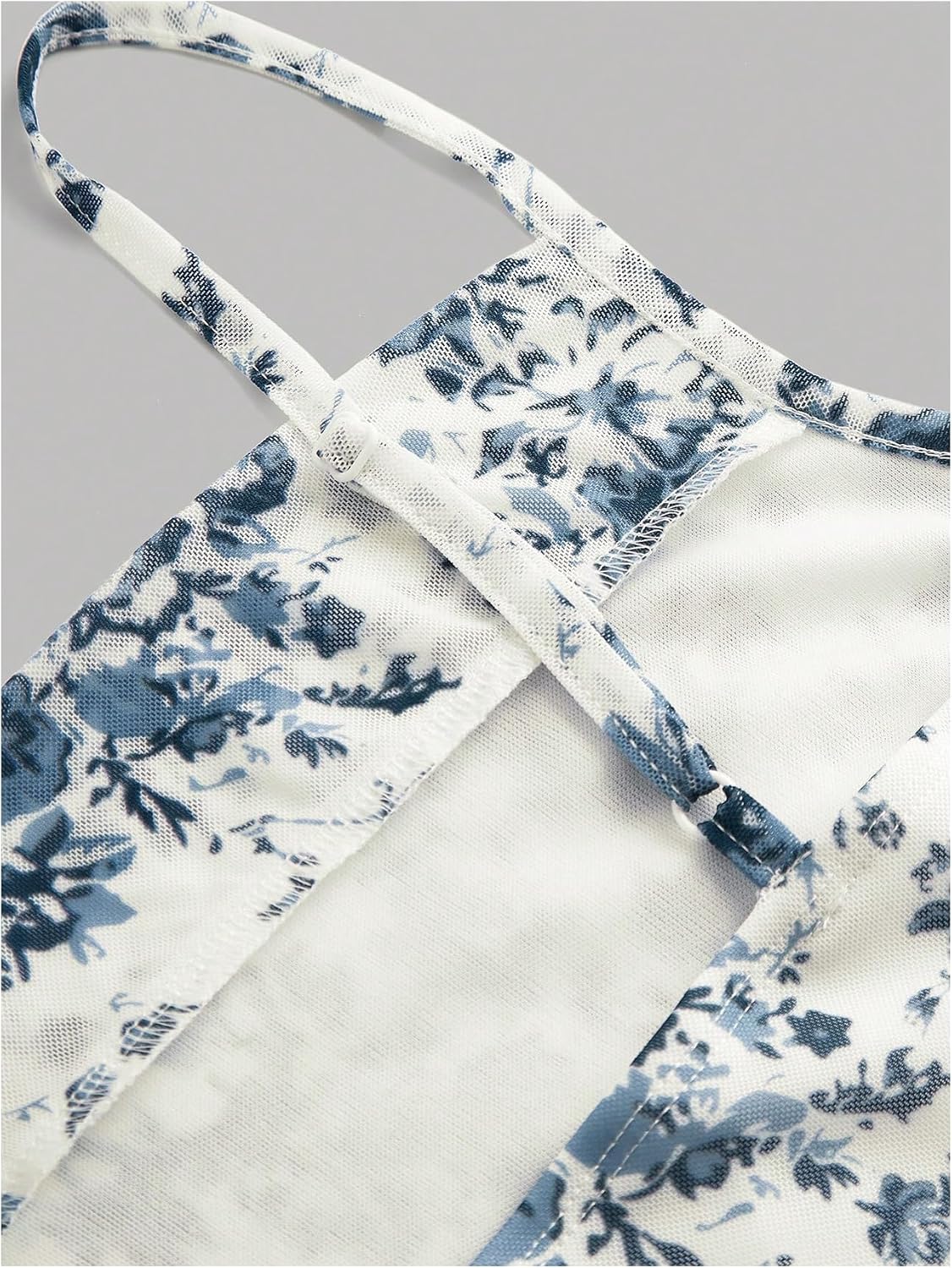Floerns Girl's Floral Print Spaghetti Strap Sundress Square Neck Ruched Cami Dress