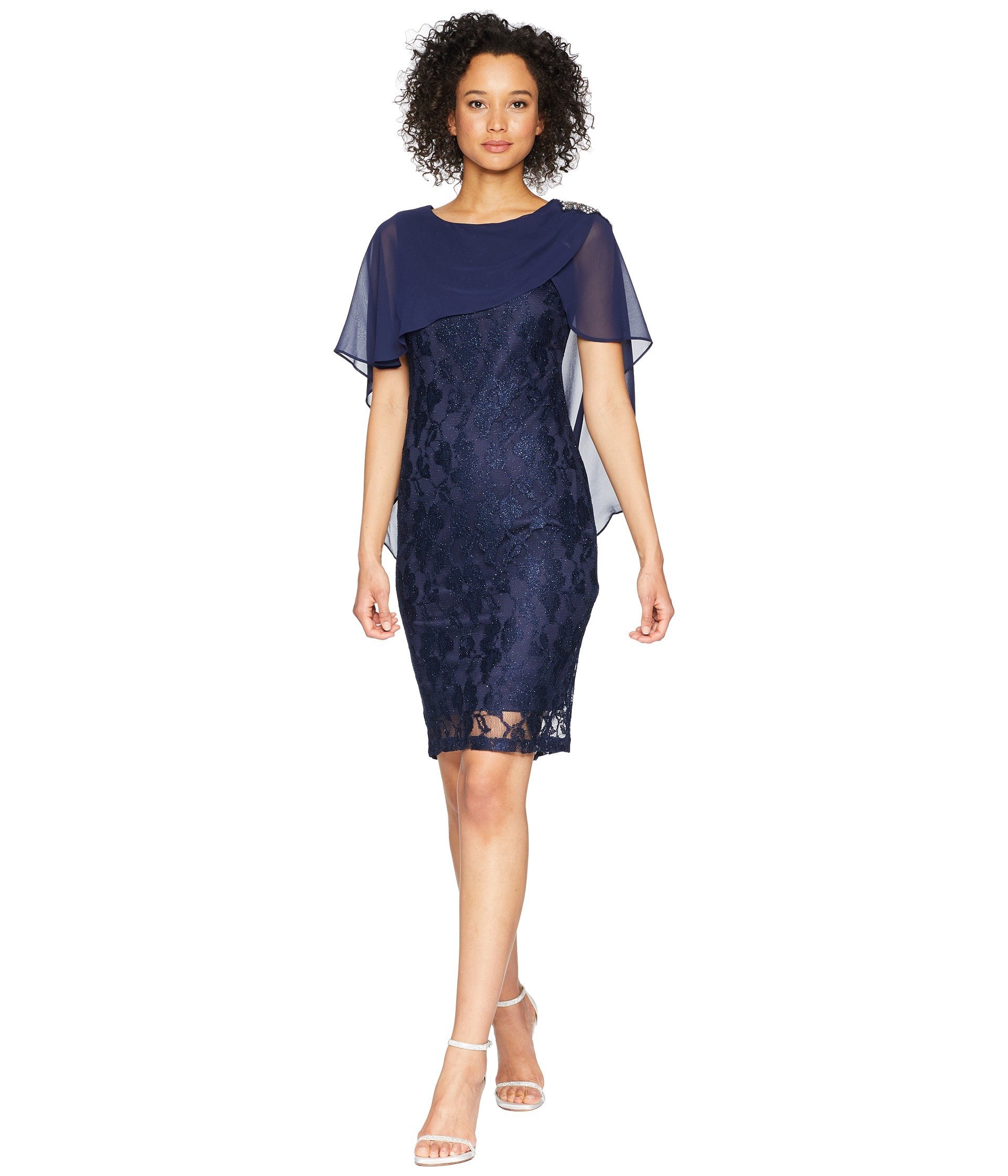 chinese dress ladies Danya Wrap Dress Sangria Bella Lace Rtw main image 1