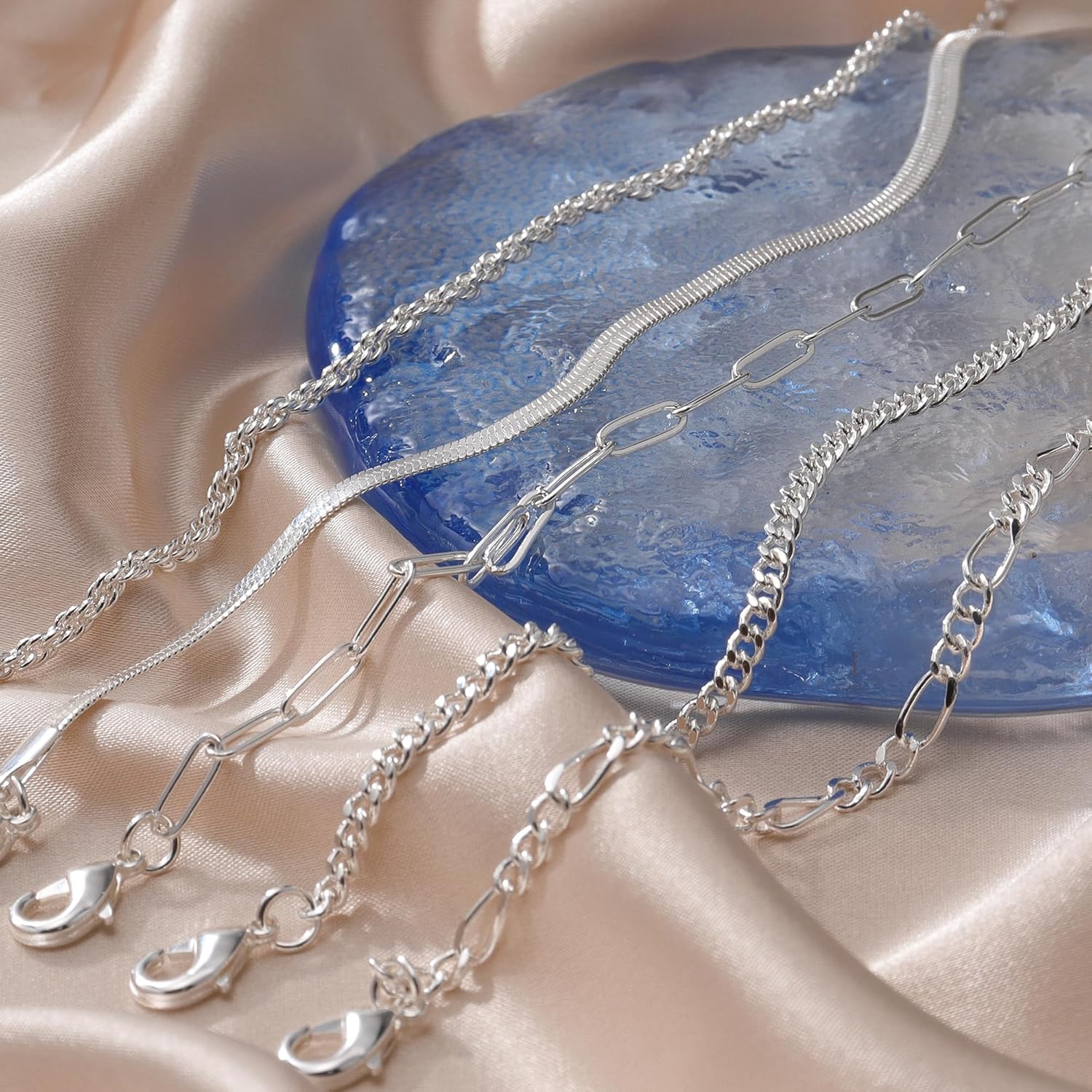 Gold/Silver Plated Anklet Bracelets for Women Waterproof Plus Size Cuban Link Chain Ankle Bracelet for Large Ankle 9-12inch - Image 6