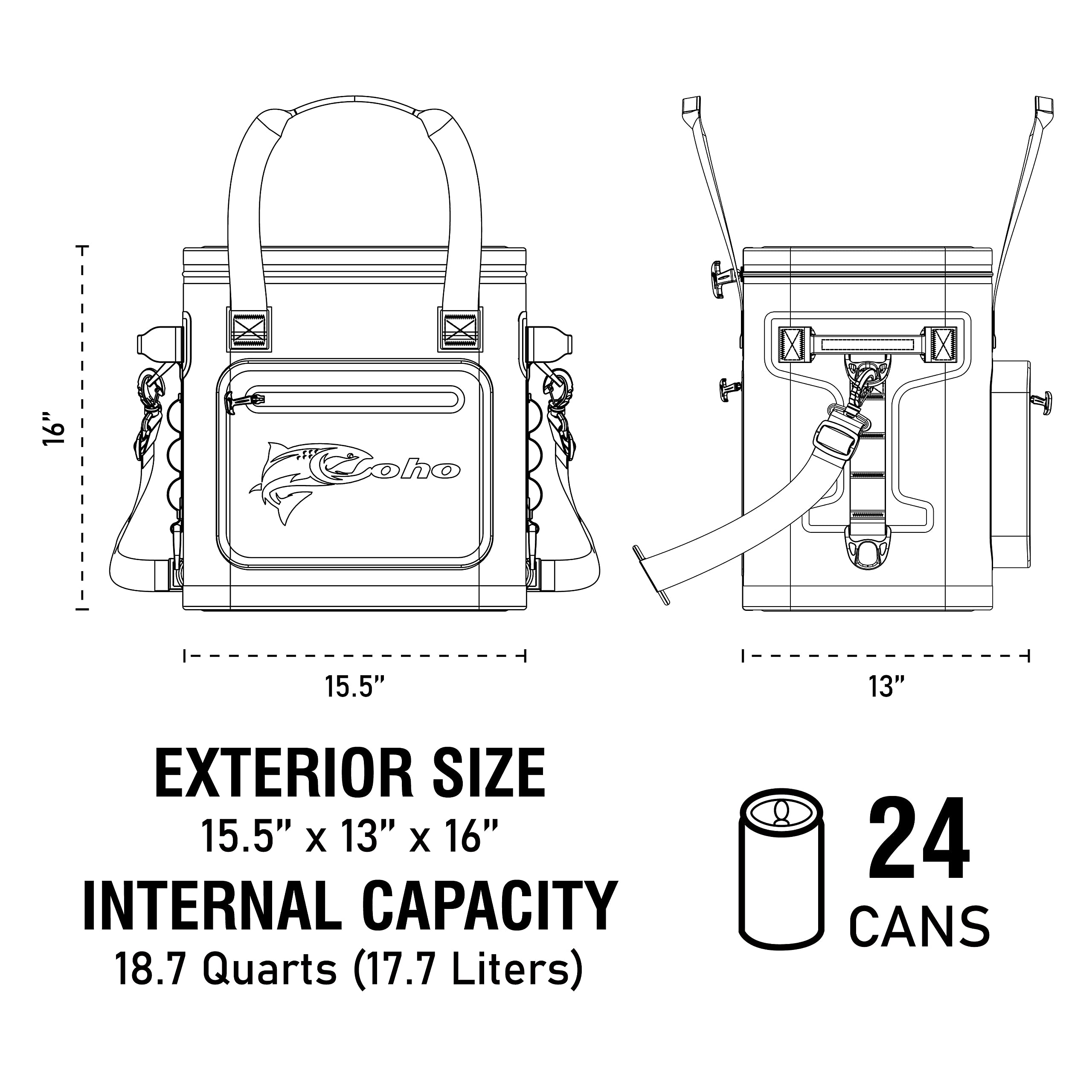 Coho 24 can soft sided cooler shop