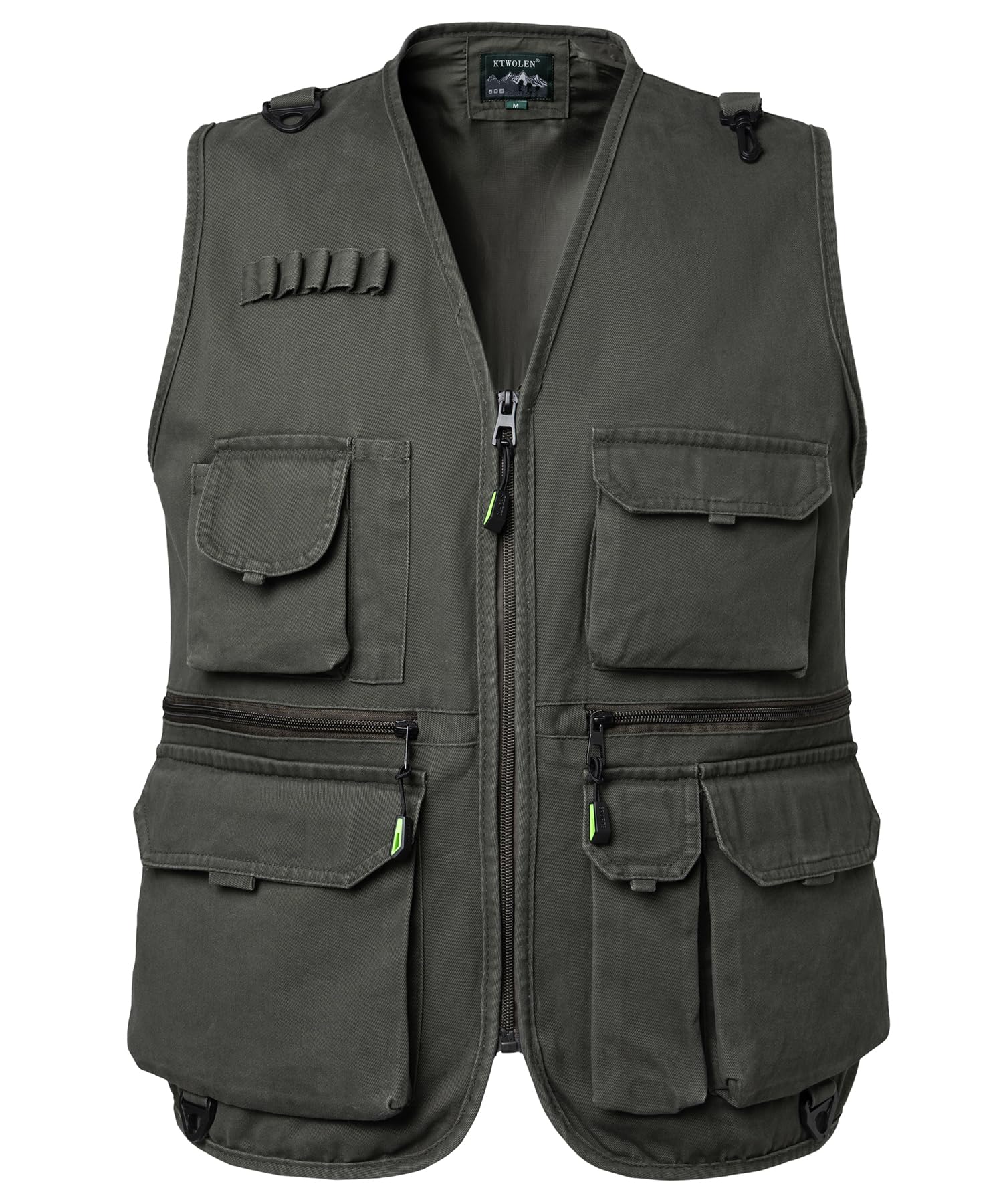 Gilet de Plein Air Multi-Poches Homme Léger Sans Manches Durable pour Camping Randonnée Photographie