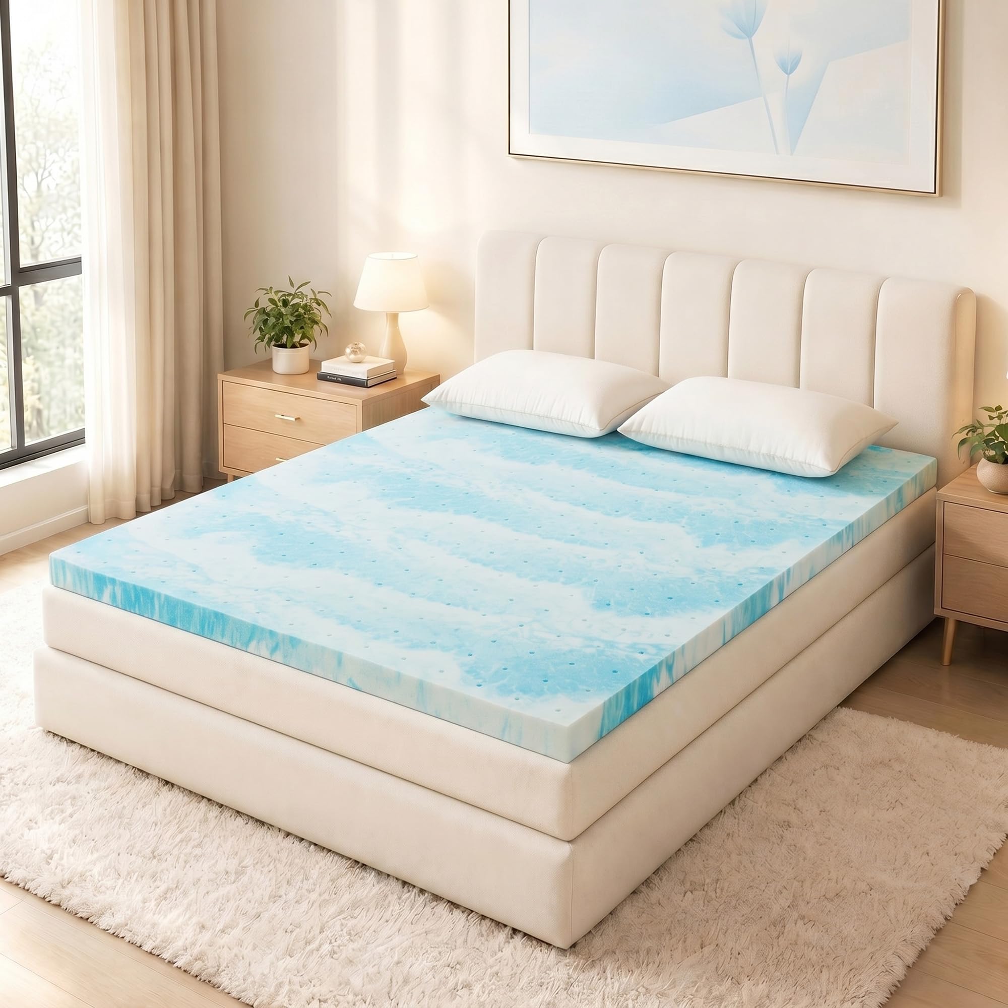 Photo 1 of DUMOS Memory Foam Mattress Topper