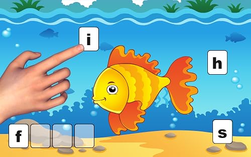 Preschool and Kindergarten Reading, Tracing & Spelling School Adventure: First Words - Animals A to Z (Letters Recognition, Phonics, Alphabet Learning Game) for Kids (Kindergarten, Toddler, Preschool, Grade 1) Educational Toy by Abby Monkey® - Thumbnail 6