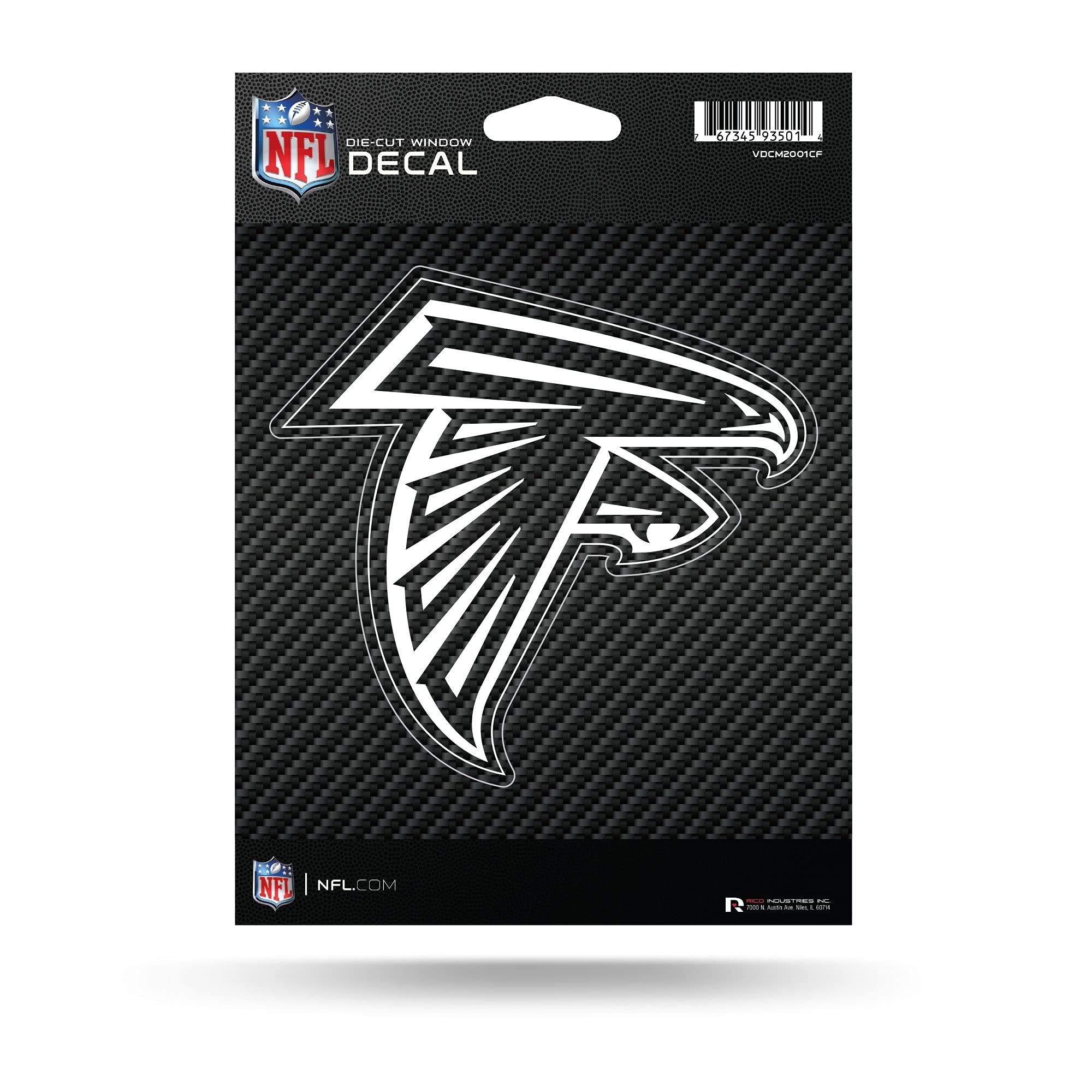 Rico IndustriesVDCM2001CF Falcons - Carbon Fiber Design - Medium Die-Cut Vinyl Decal