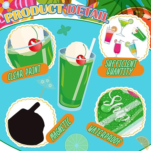 Vista 46 de Fabbay 25 piezas de calcomanías magnéticas para nevera, nevera, decoración divertida, médica, para nevera, nevera, portátil, casillero