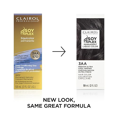 Miniatura 3 de Clairol Professional Permanent Liquicolor for Medium Brown to Red Violet Brown Hair Color with 100% Gray Coverage Packaging May Vary