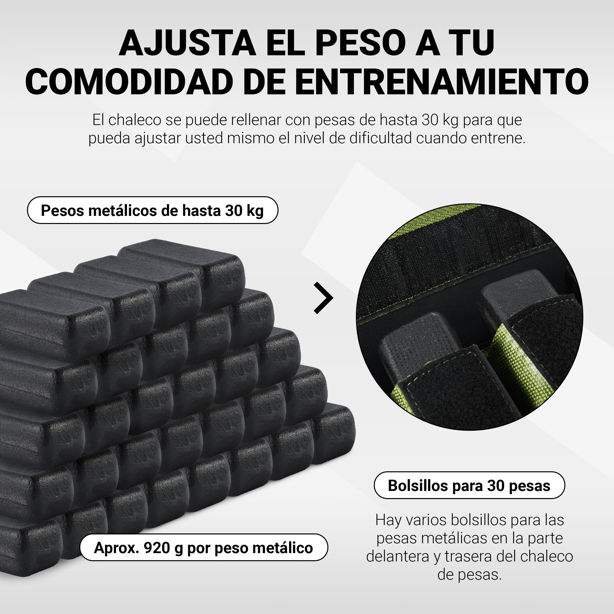 MSPORTS Chaleco con peso de alta calidad para mujeres y hombres, ajustable de 11 a 65 libras, chaleco para correr, chaleco de peso para caminar, chaleco de entrenamiento de estilo táctico para