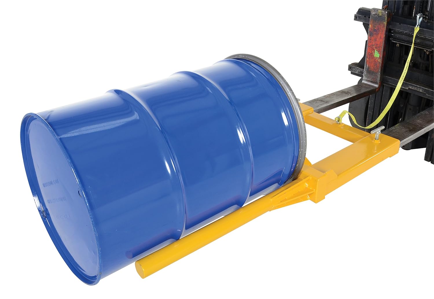 Vestil HDT-500 Steel Horizontal Drum Positioned 650 Lb. Capacity Yellow