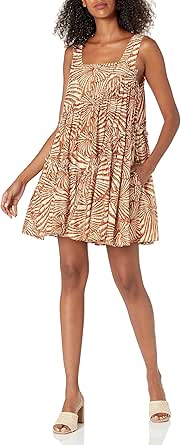 GUESS Womens Beige Asymmetrical Hem Lined Sleeveless Body Con Dress 10