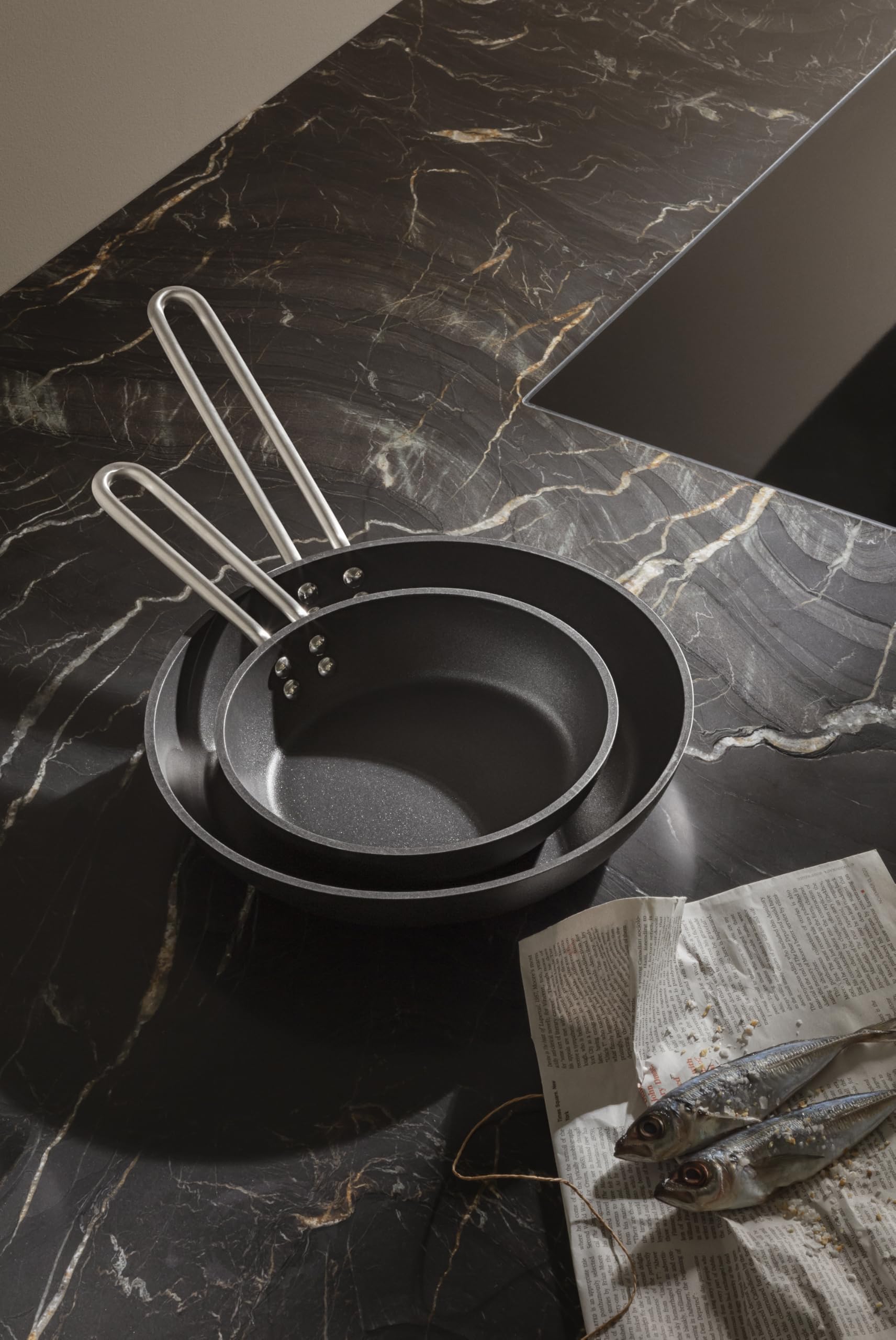 Sauteuse Eva Trio Mosaïque 24 Cm | Revêtement Céramique Antiadhésif Sans PFAS | Résistante Jusqu'à 400°C | Compatible Induction & Lave-vaisselle