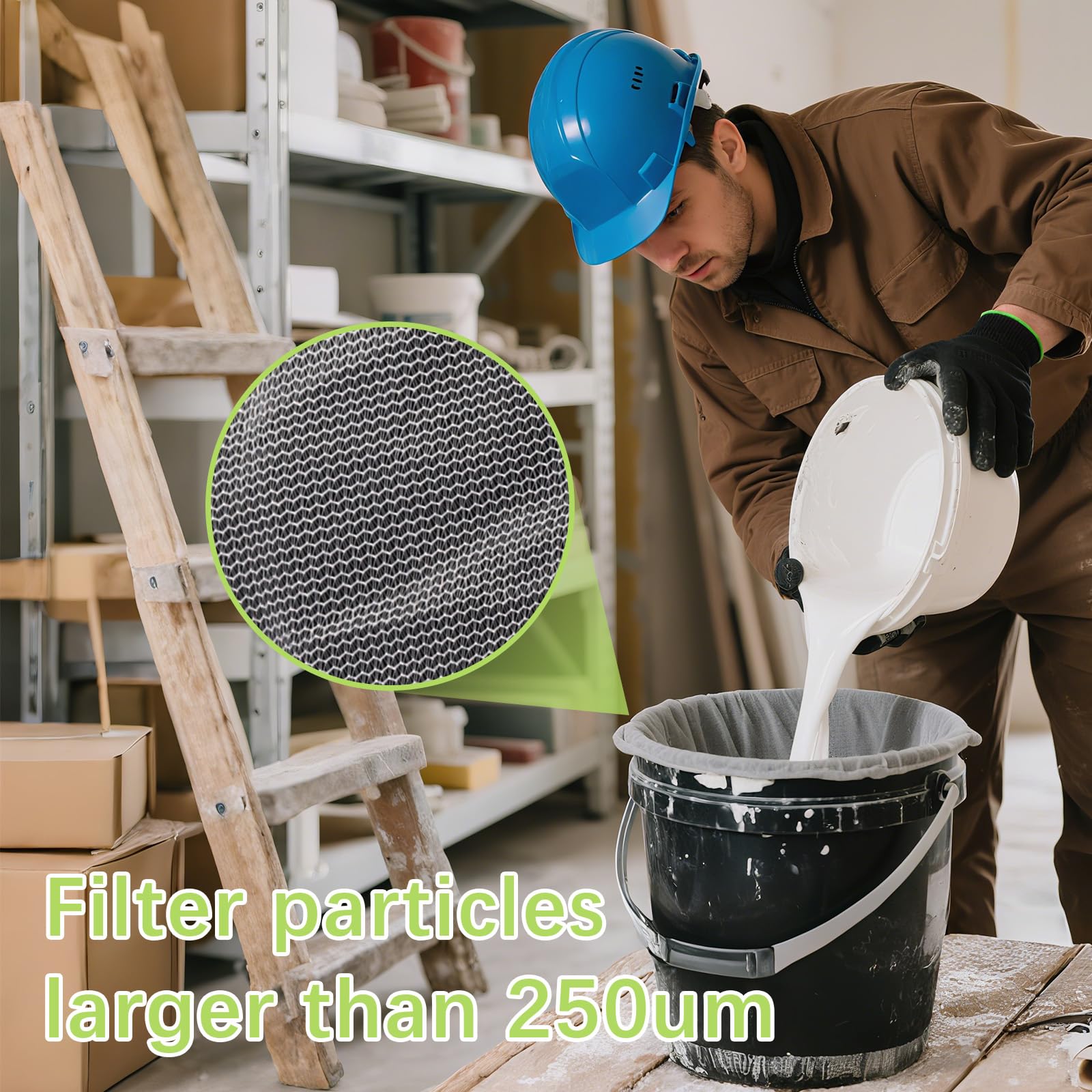Paint Strainer Bags - 35 Pack for 5 Gallon Buckets -5