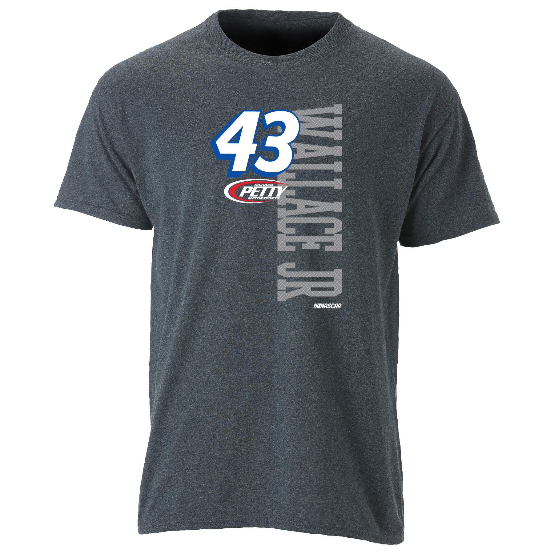 Ouray Sportswear NASCAR Men's Ouray S/S T Bubba Wallace, Graphite/Vertical, Medium