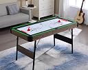 RUP 5ft 3 in 1 Multi Game Table with Folding Legs, Pool Table, Table Tennis, Hockey with Complete Set of Accessories, Fun Packed Family Entertainment Table gallery image