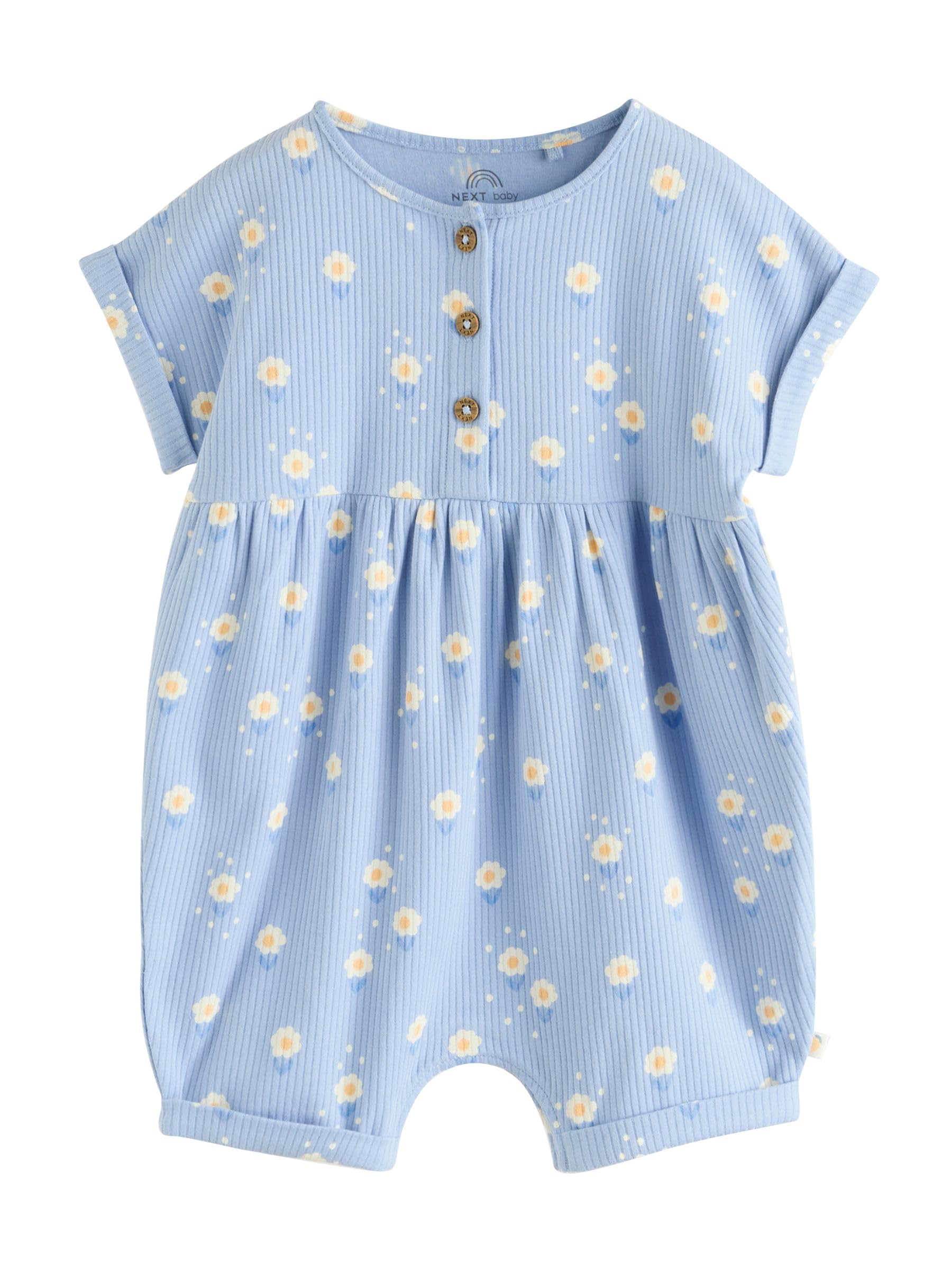 NEXT Bébé fille Barboteuses bébé en jersey, lot de 3