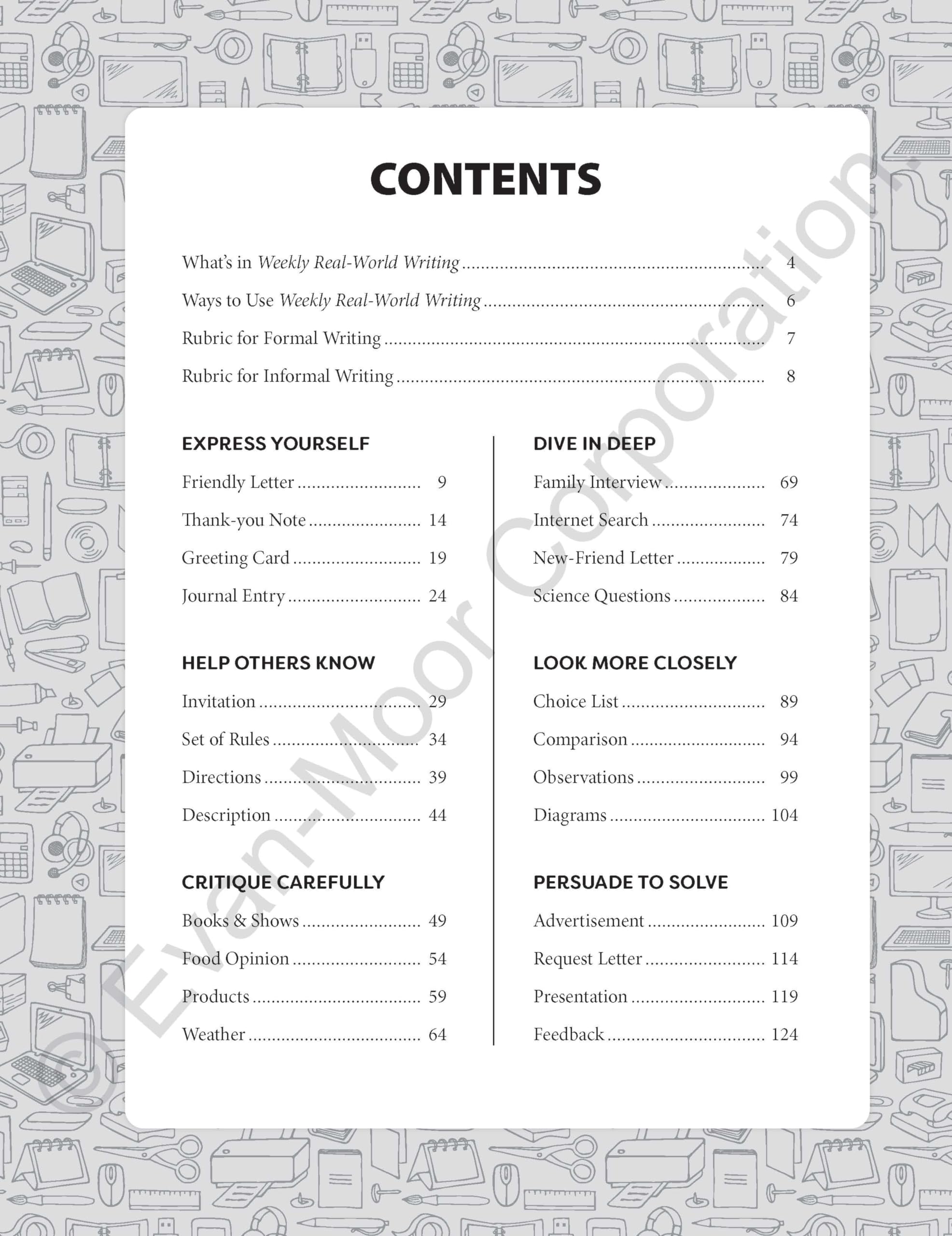 Weekly Real-World Writing, Grades 1-2