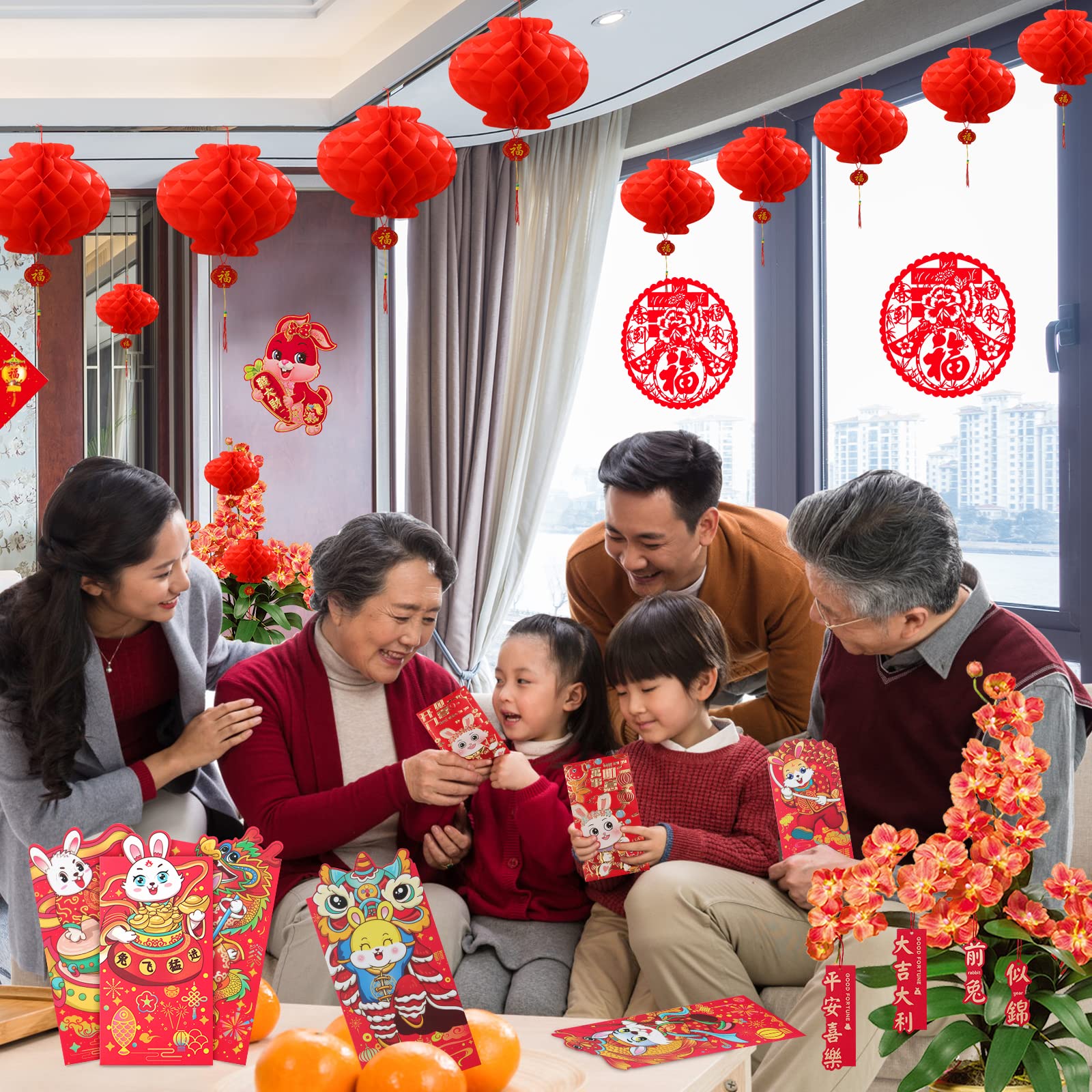 2022 Gelukkig Chinees nieuwjaar van tijger gouden paarse reliëfbloem
