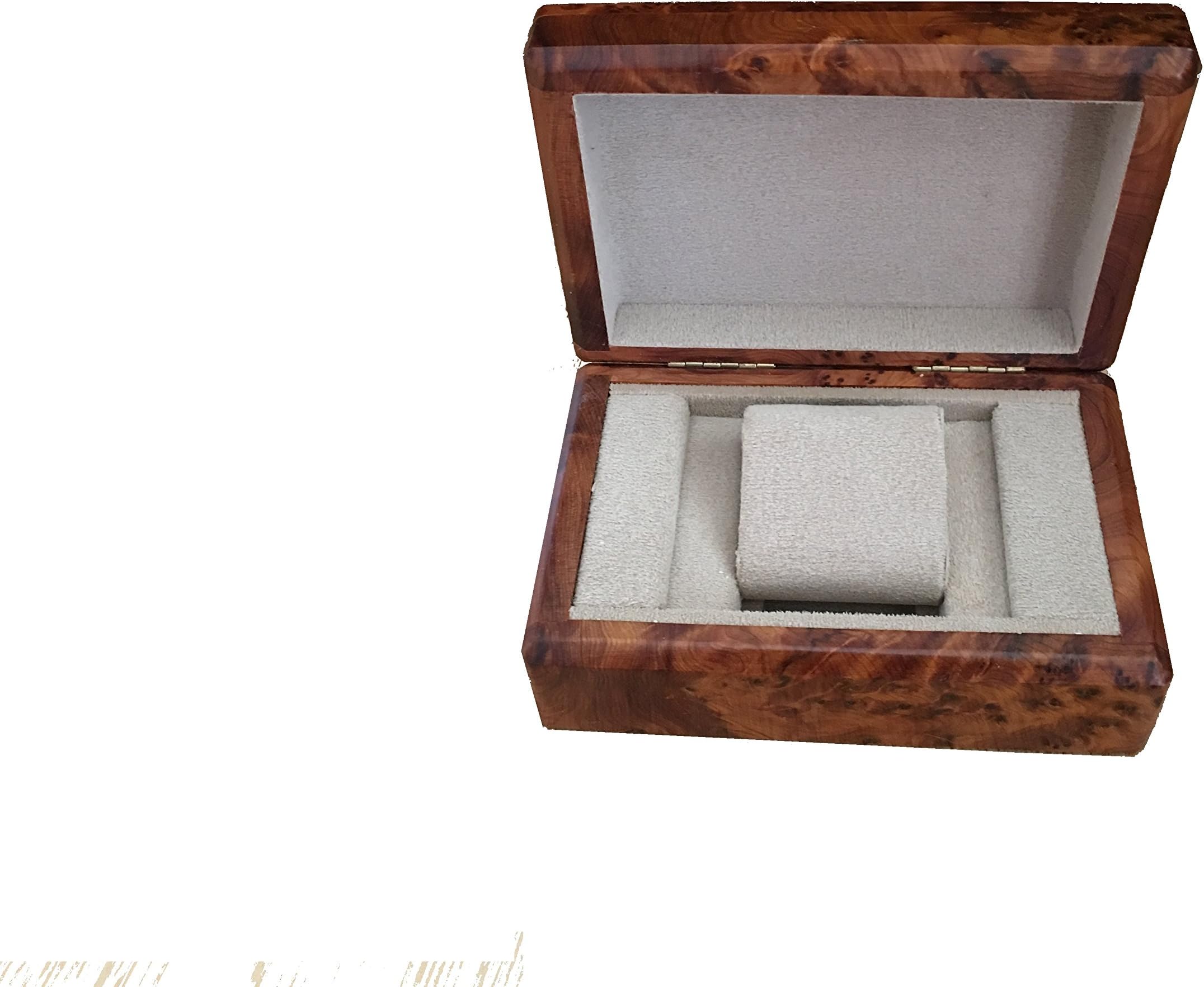 Wooden Watch Box With Velvet Lining