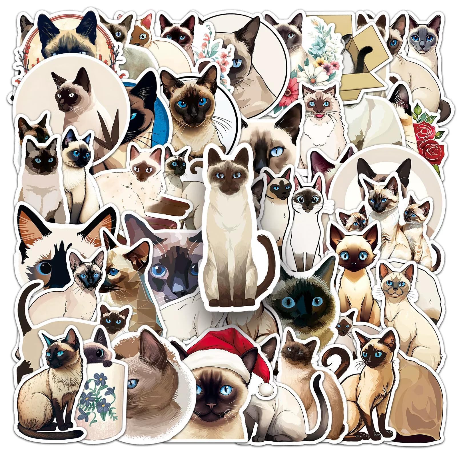 Affoto London Aufkleber für Laptop(50PCS),Geschenk für Kinde