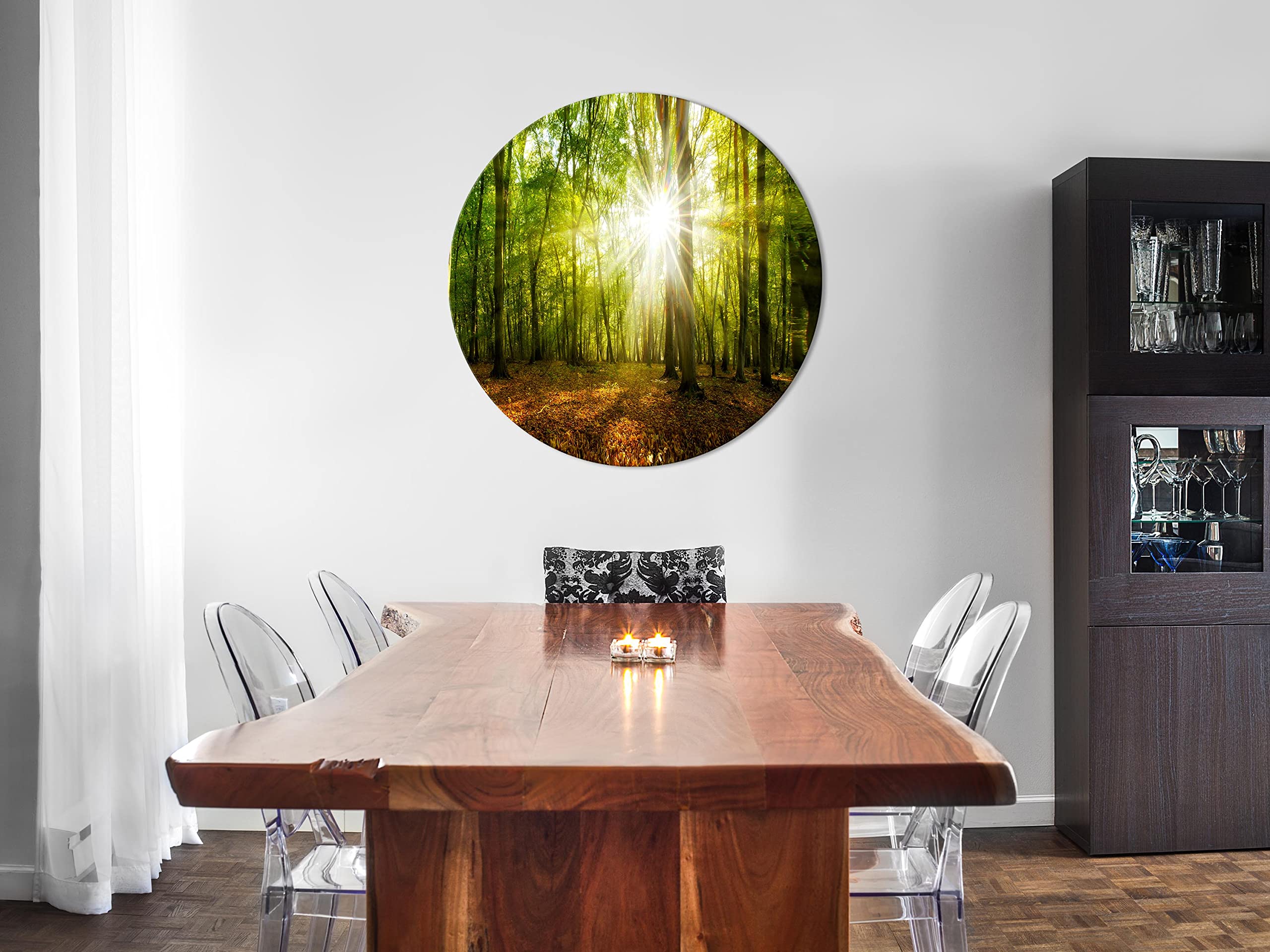 murando - Leinwandbild Landschaft Natur, 80x80 cm, 1-teilig, Schlafzimmer | Hochwertige Leinwand, sofort aufhängbar, ideal fürs Wohn- oder Schlafzimmer, wasserfest und lichtecht, langlebig, stilvoll