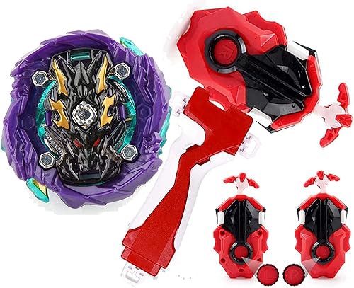 Miniatura 39 de Bay Burst Blades for 8-12 B-184 - Juego de lanzador para juegos B-180 Dynamite Belial.Nx.Vn-2 Bey Battling Tops Burst Left Right Launcher Grip Play