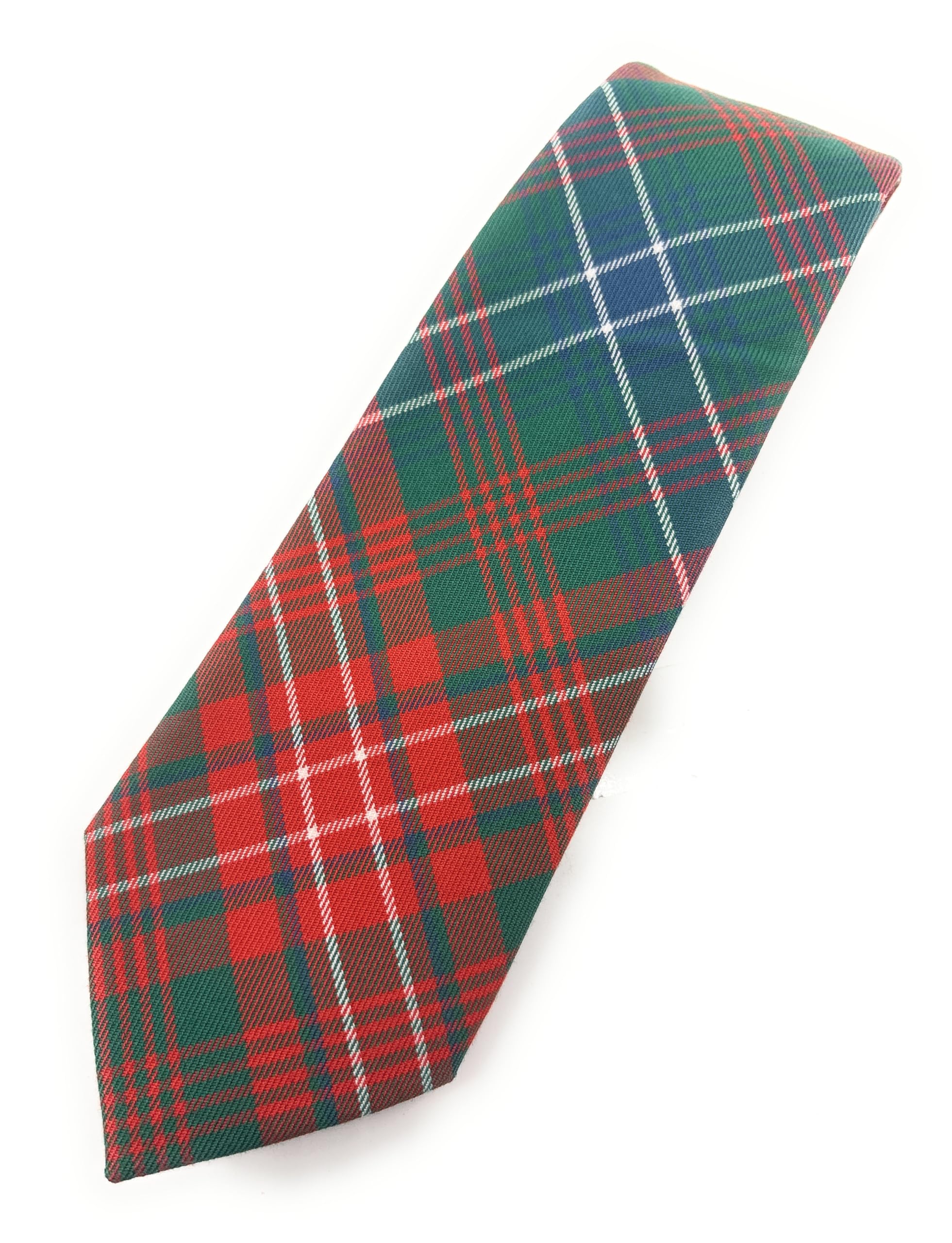 Scottish Tartan Necktie, Traditional Clan Pattern, Made in Scotland, Multiple Tartans Available (Wilson Ancient)