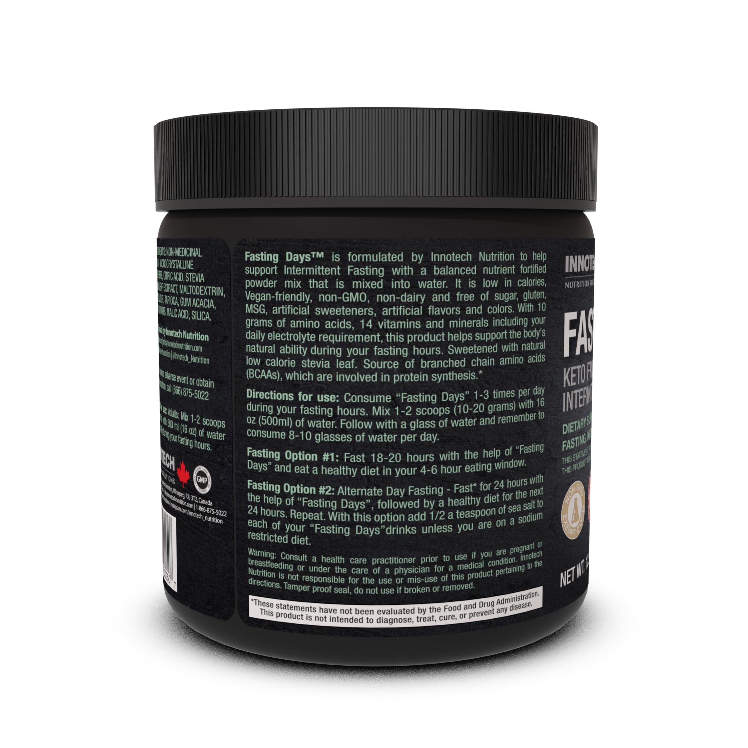 Amazon.com: Innotech Nutrition Fasting Days Intermittent Fasting
