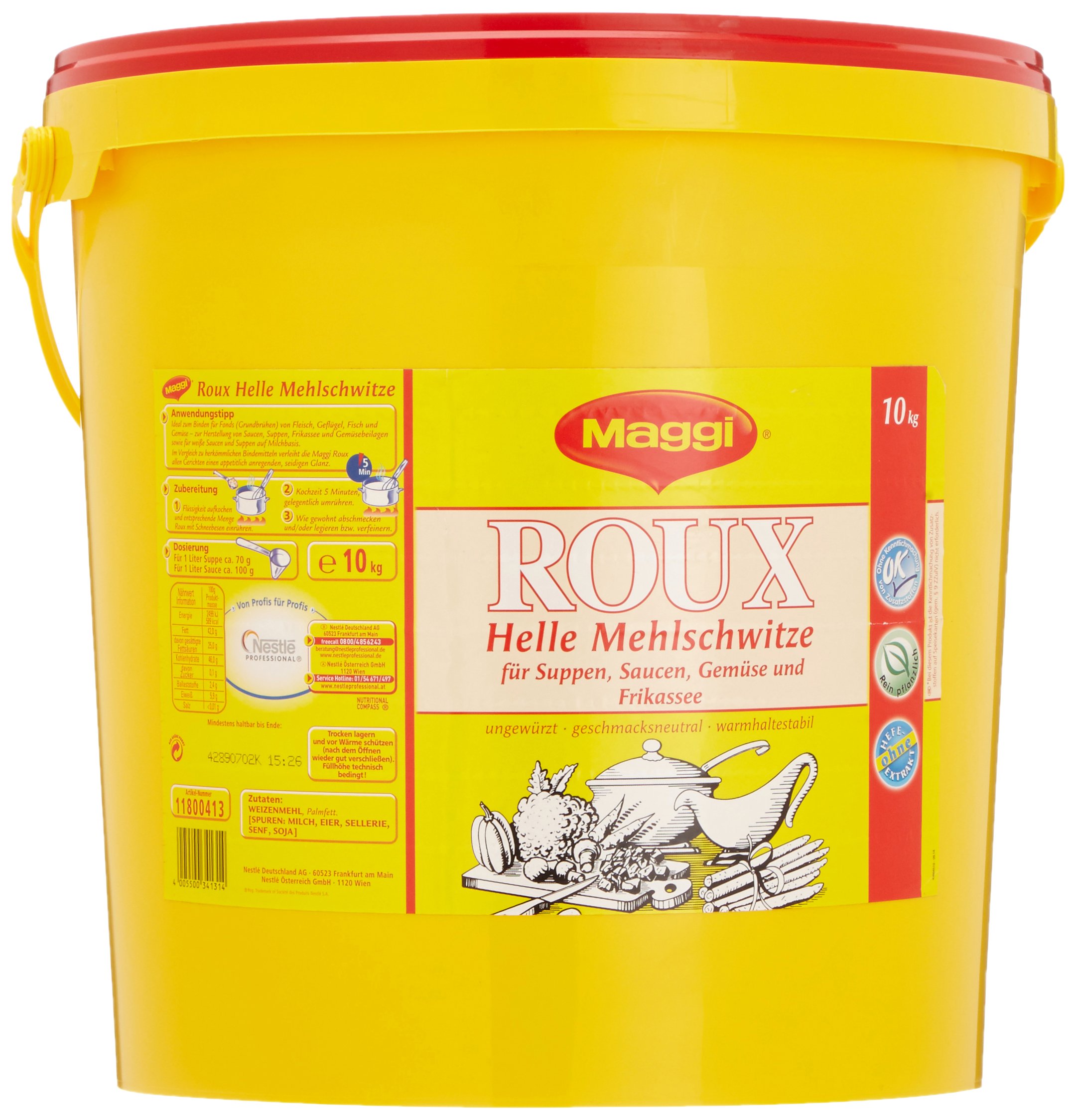 Maggi Roux Helle Mehlschwitze 10 kg, 1er Pack (1 x 10 kg)
