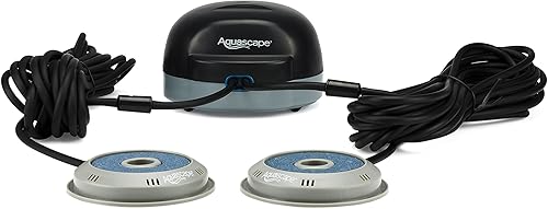 Miniatura 3 de Aquascape 75000 Pond Air 2 (kit de aireación de doble salida) y bacterias beneficiosas secas para estanques y características de agua, 4.4 onzas