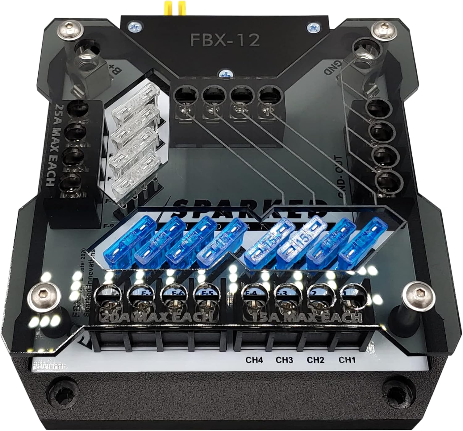 Sparked Innovations FBX12 TwelveChannel 12VDC Automotive