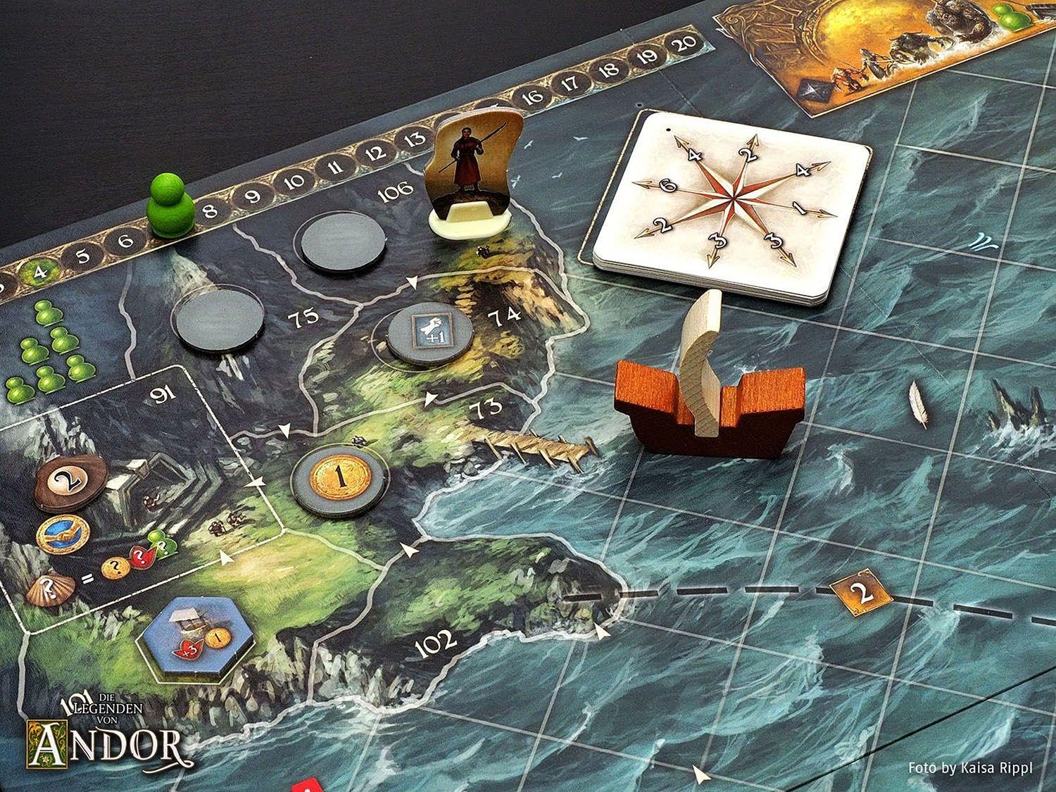 Jeu D'extension Kosmos – La Légende D'Andor : Le Voyage Vers Le Nord (Partie II), Pour Jeu De Base