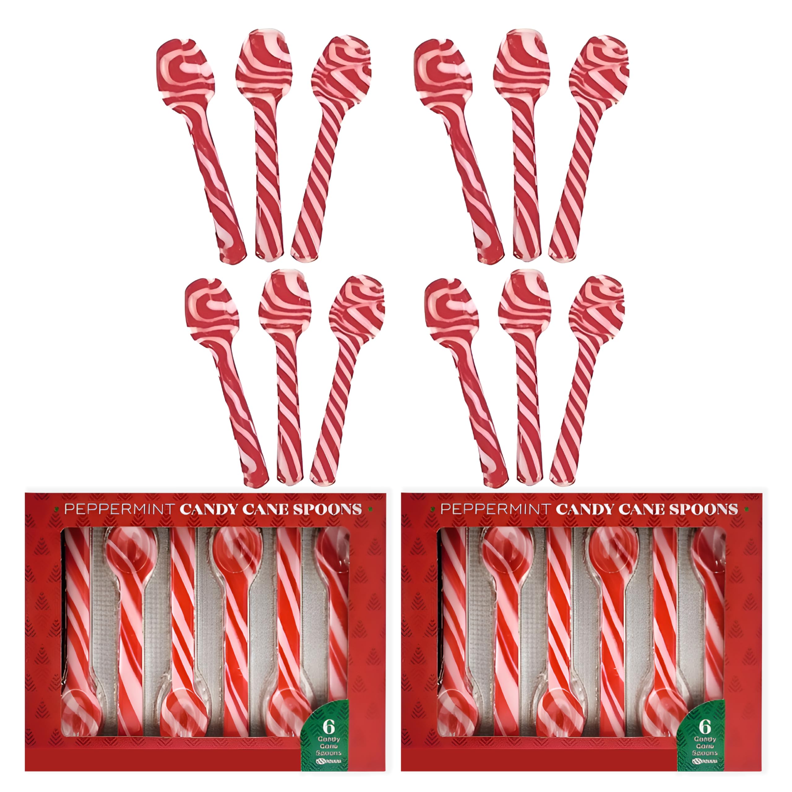 Perfect Stix Christmas Candy Cane Peppermint Spoonz.Edible Stirring Beverage Spoonz. Hot Chocolate Cocoa Tea Coffee Cocktail.Holiday Christmas Spoonz. Pack of 12 Spoonz.