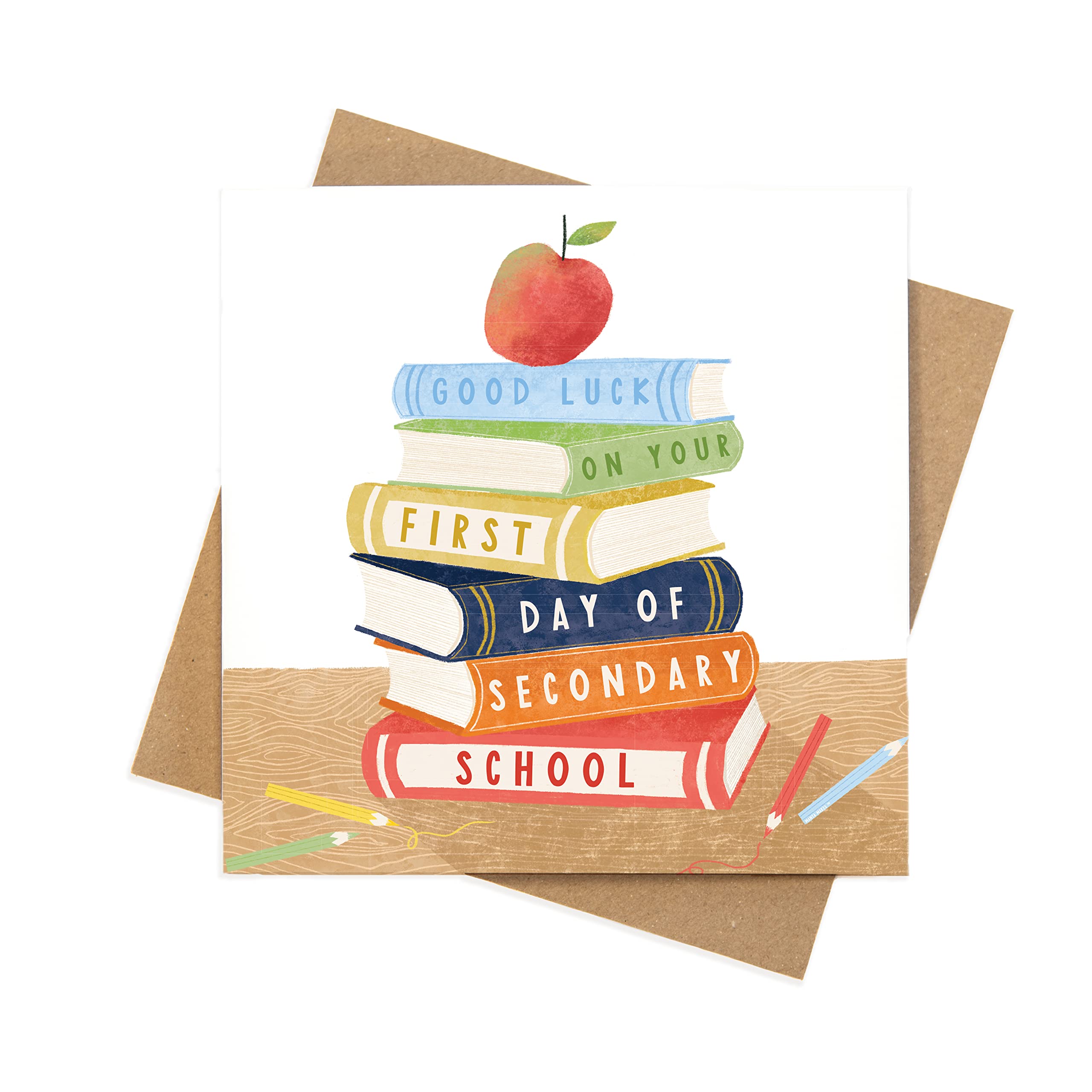 Personalised First Day At Secondary School Card - For Girl Or Boy, UK Made