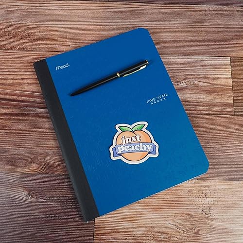 Miniatura 5 de Just Peachy Sticker for Hydroflask - Cute Peach Sticker for Tumblers - Funny Quote Decals - Kawaii Girly Aesthetic Vinyl Decal Laptops