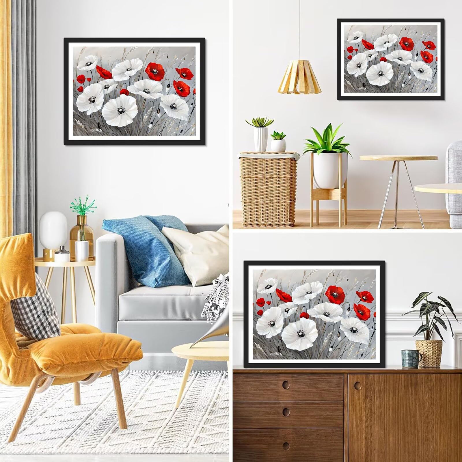Diamond Painting Blume, 5D Diamond Painting Erwachsene 70x90cm qw1-653