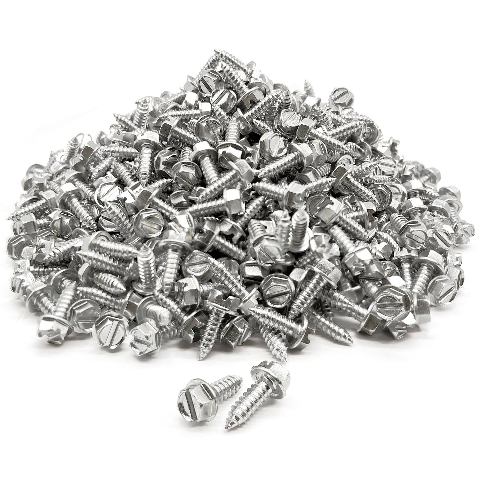 License Plate Screws - Stainless Steel Pack of 4 -14 License Plate Screws - Stainless Steel Pack of 4 -14