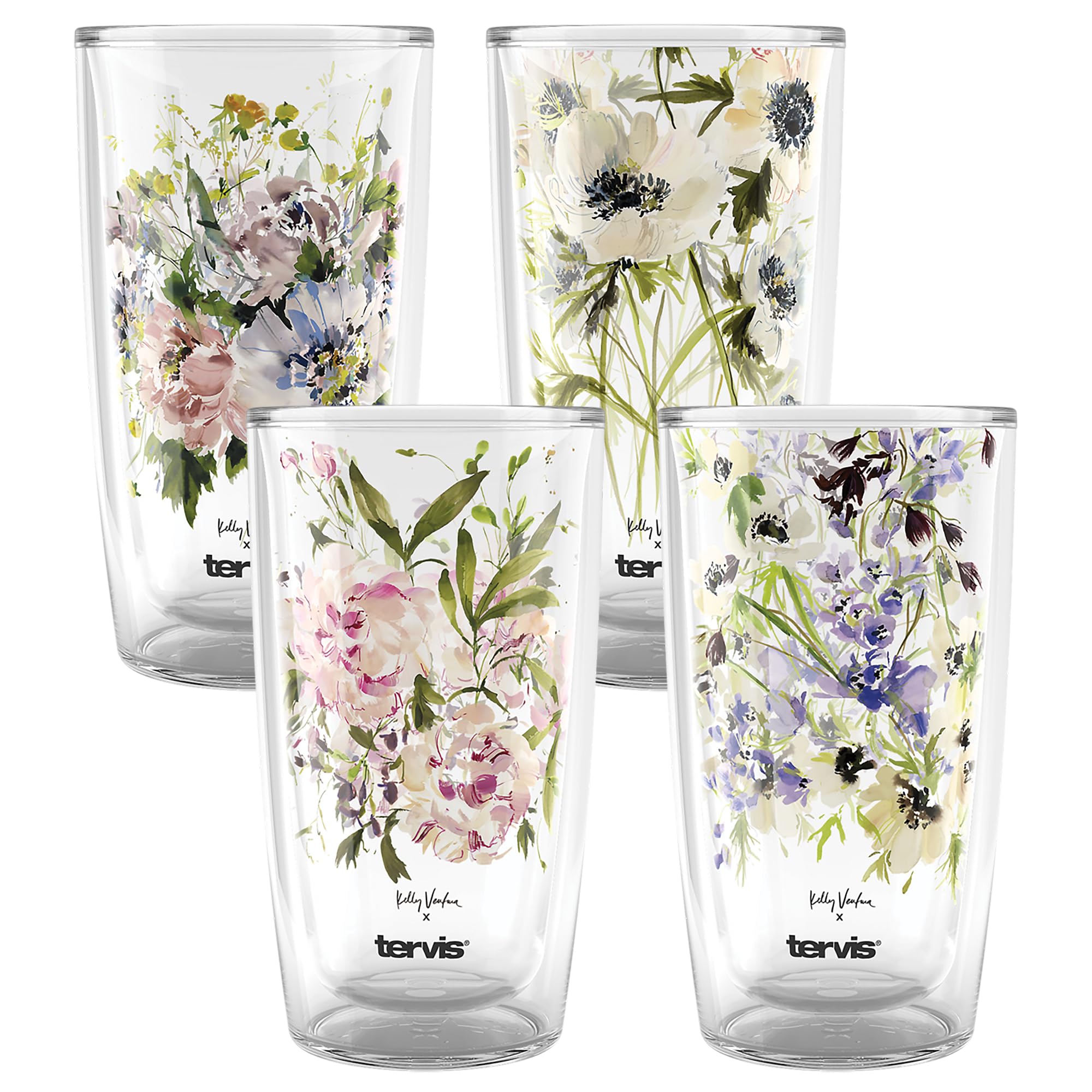 Amazon.com | Tervis Kelly Ventura Floral Vista Collection Made in