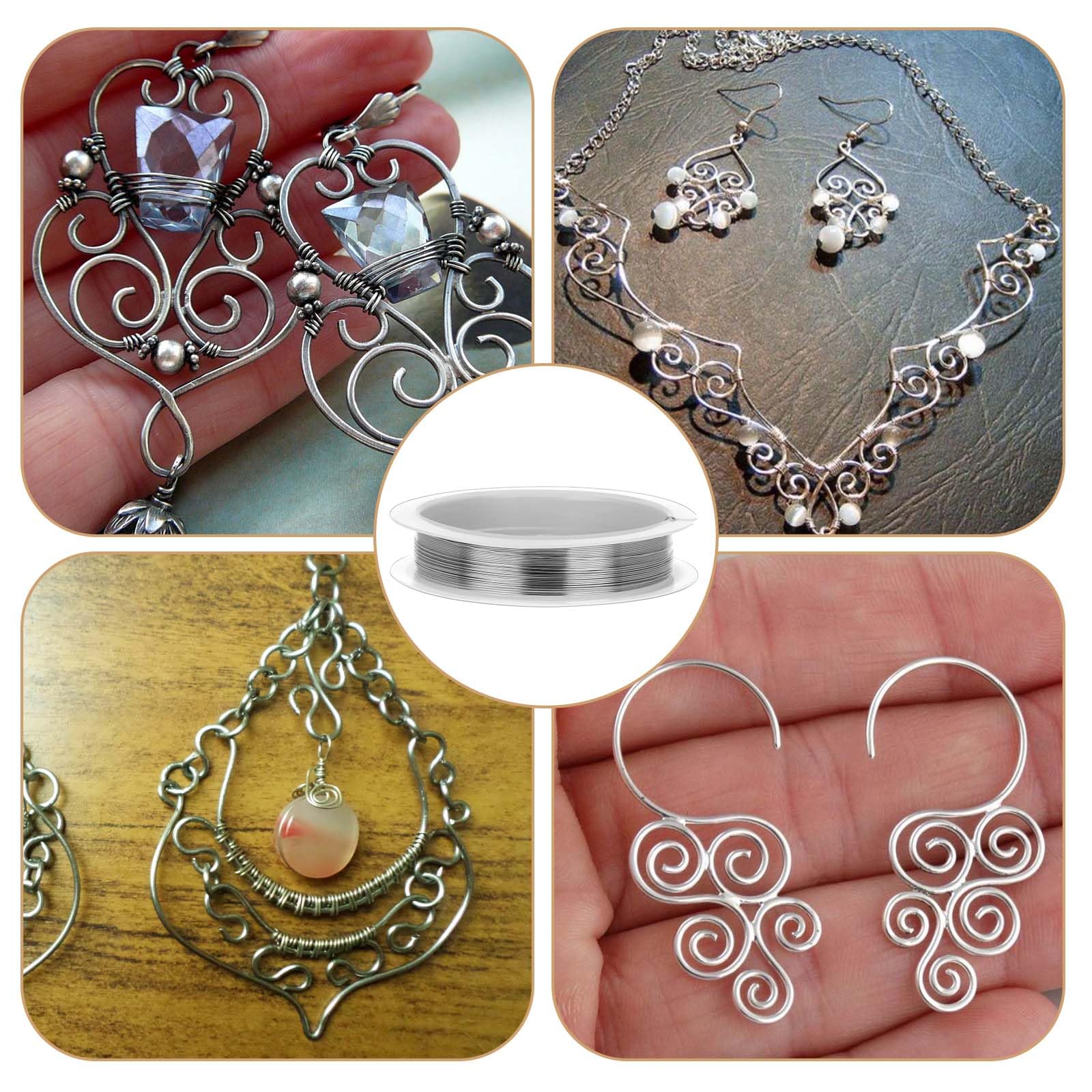 Filo Alluminio 0.4mm - 3 Rotoli Da 10m Per Fai Da Te E Gioielli - Foto 5