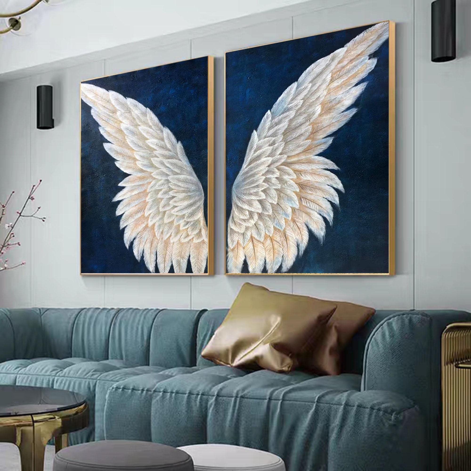 Affiche Toile Ailes D’ange – Peinture Murale Sans Cadre – Décoration Maison
