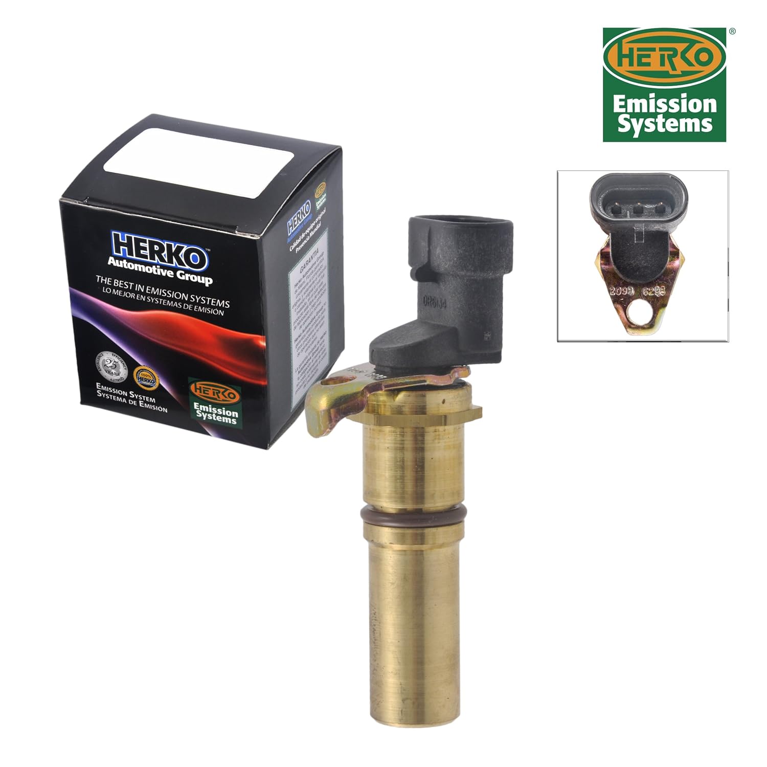 Herko Engine Crankshaft Position Sensor CKP2082 for Chevrolet Buick Oldsmobile GMC Pontiac Isuzu Cavalier Beretta Century Corsica Cutlass Ciera Sonoma Sunfire S10 Hombre 2.2L 1994-1996