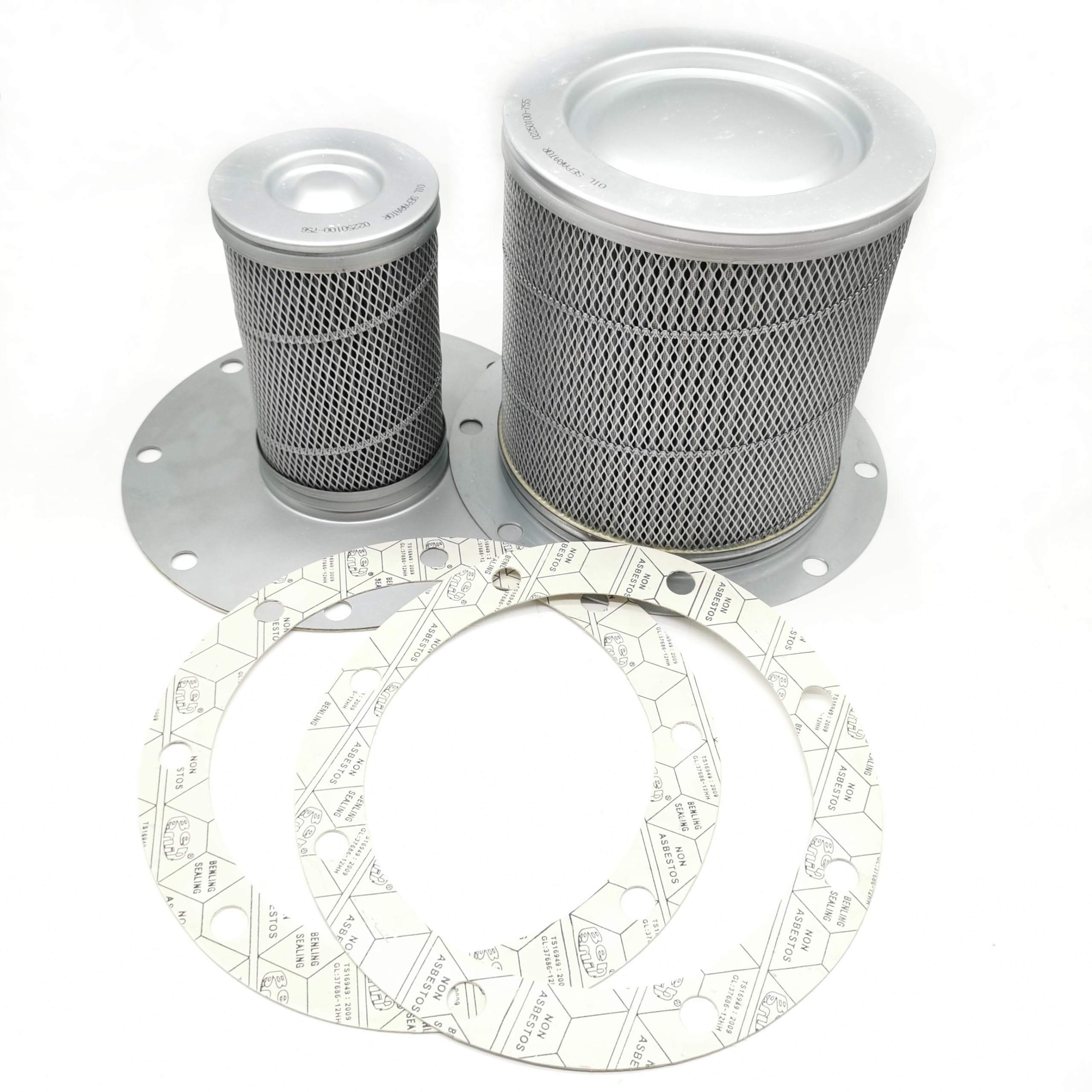 02250100-755 + 02250100-756 Air Oil Separator Element Fit Sullair Screw Air Compressor