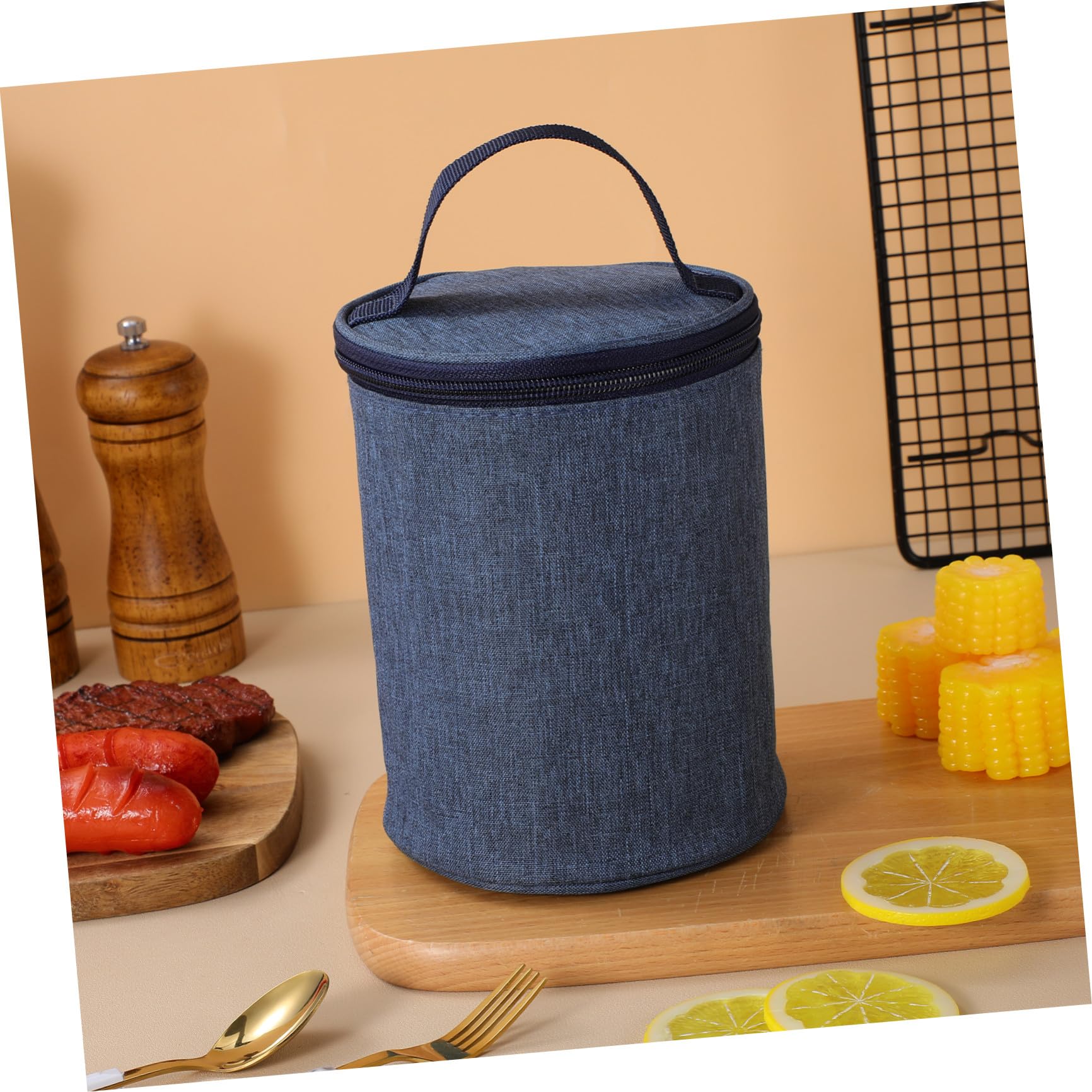 Paquet Isotherme Portable Toile Résistante pour Tasse et Bol Pratique