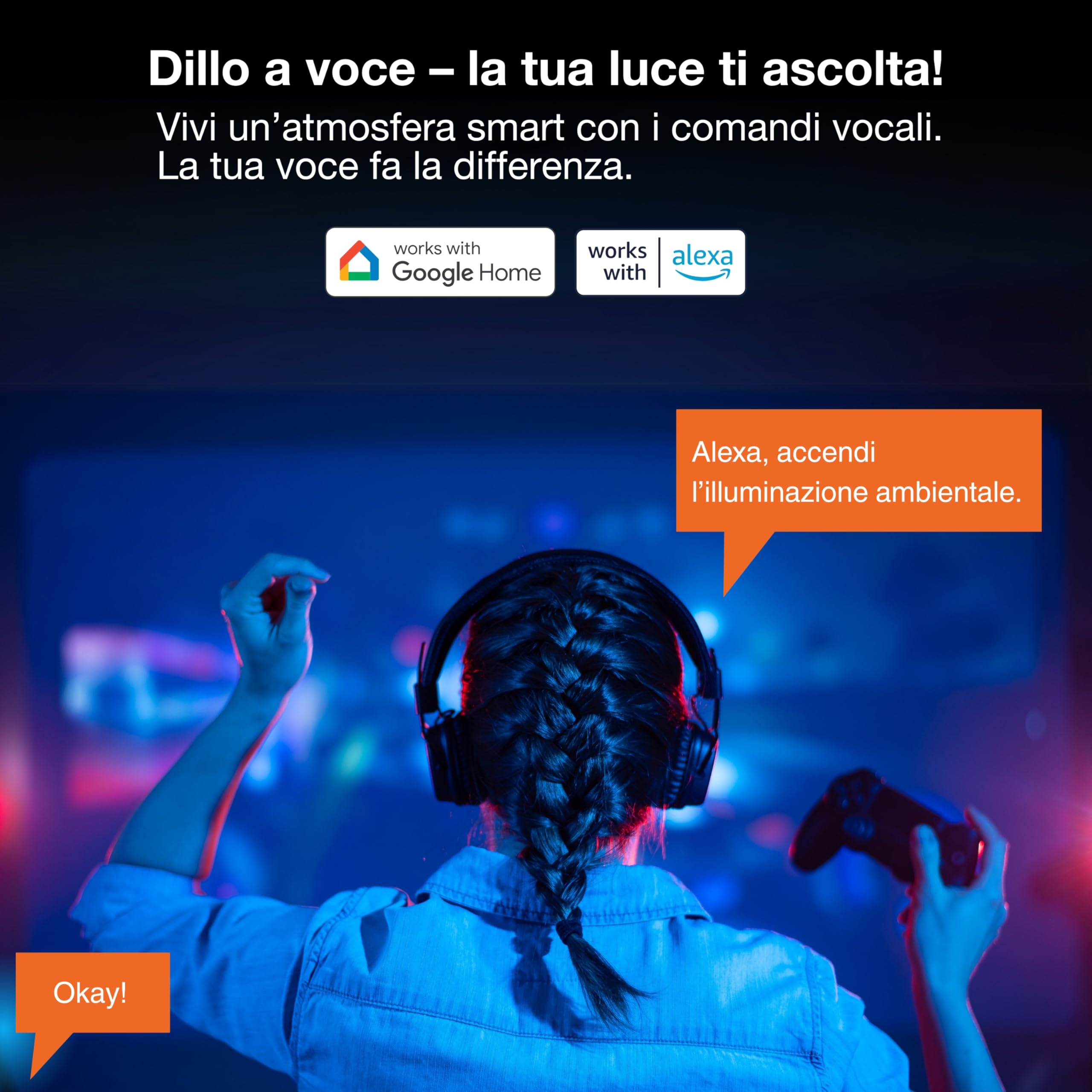 OSRAM SMART+ WIFI MAGIC pannello, bianco, 36W, 3600lm | Smart+ Wifi Planon Magic, Party Lighting Special and Mood Light, Bianco, dia, 30000 h, confezione da 1