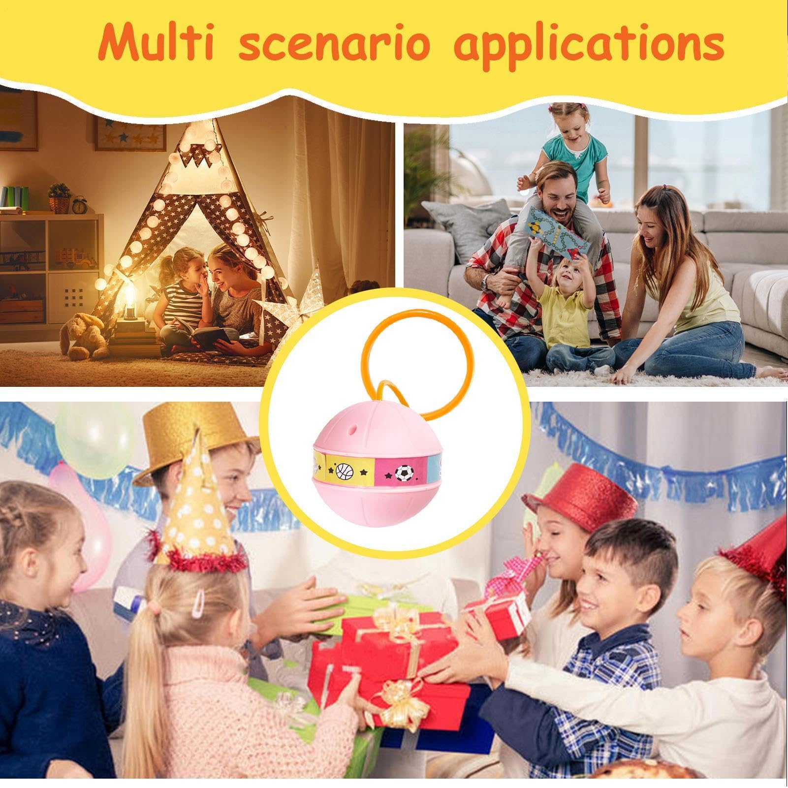 Caviglia con palla rimbalzante luminosa – Palla da salto alla caviglia per bambini resistente | Corda per saltare con palla giocattolo sportivo | Giocattolo per esercizi per bambini, gioco all’aperto