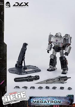 ThreeZero Transformers War for Cybertron: Megatron DLX Collectible Figure, Multicolor