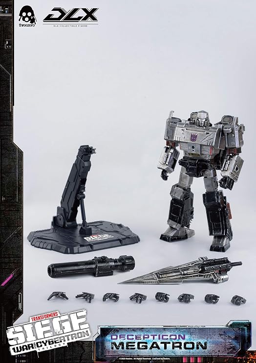 ThreeZero Transformers War for Cybertron: Megatron DLX Collectible Figure, Multicolor