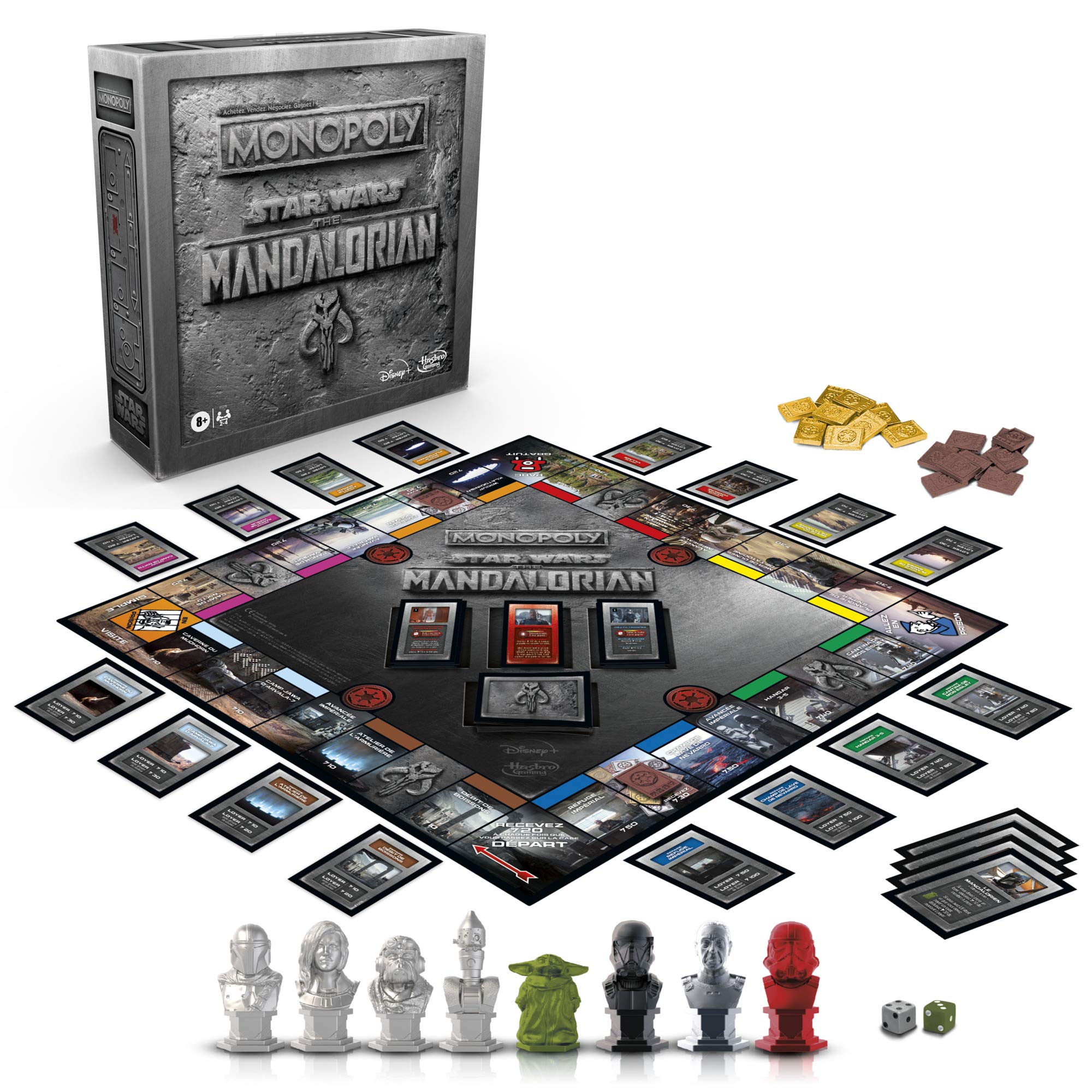Monopoly Star Wars The Mandalorian – Gesellschaftsspiel – Brettspiel – französische Version