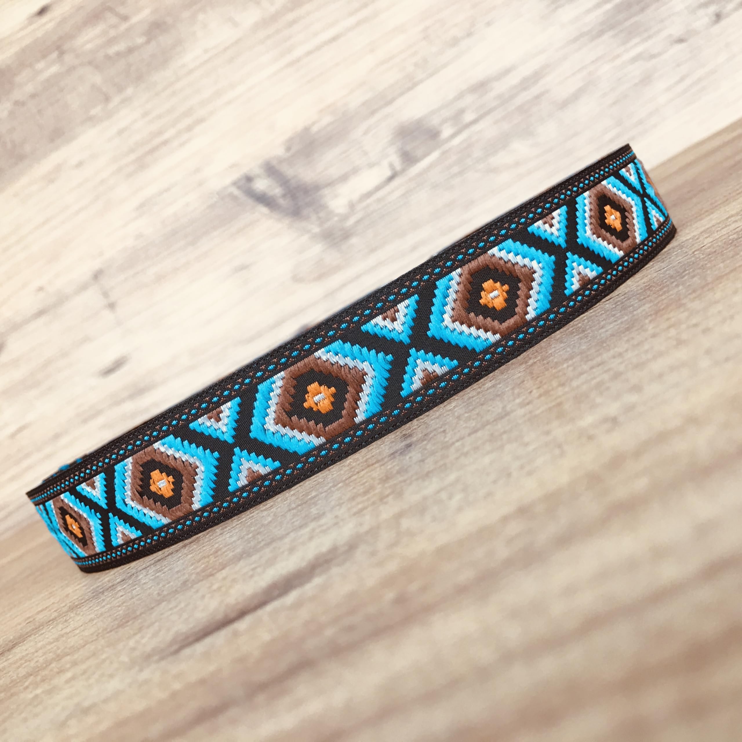 Cowboy hat band adjustable to any type of hats, Mens Fedora Hat Jewelry, Unisex Western Hatband, Blue Hat Accessories, Hat jewely for women