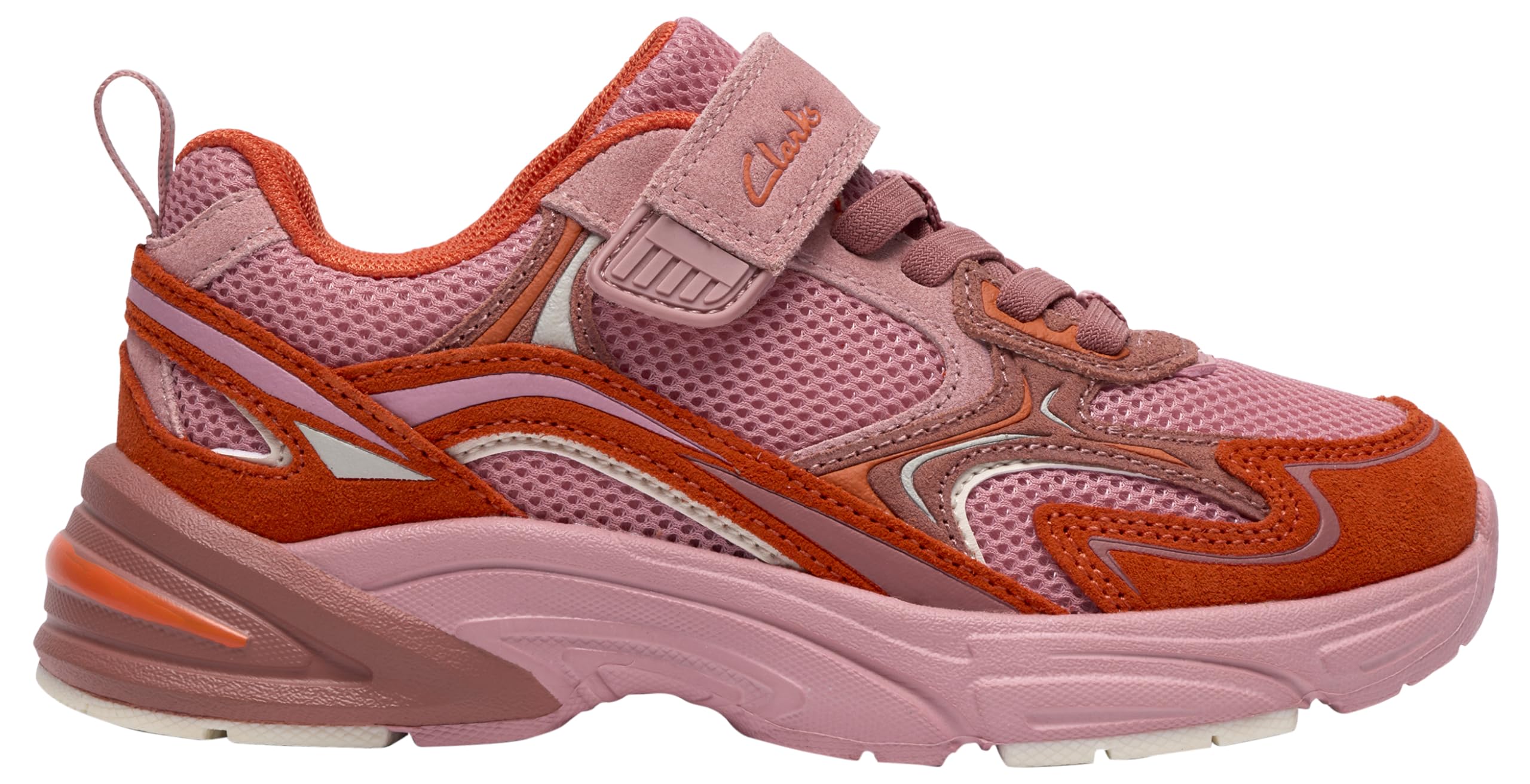 Clarks CraftonVibe K. Childrens Pink Combi, 8