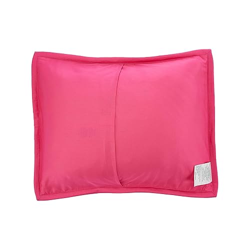 Miniatura 3 de Tienda Basics Colcha reversible de algodón para niños, funda estándar, rosa magenta y arcoíris